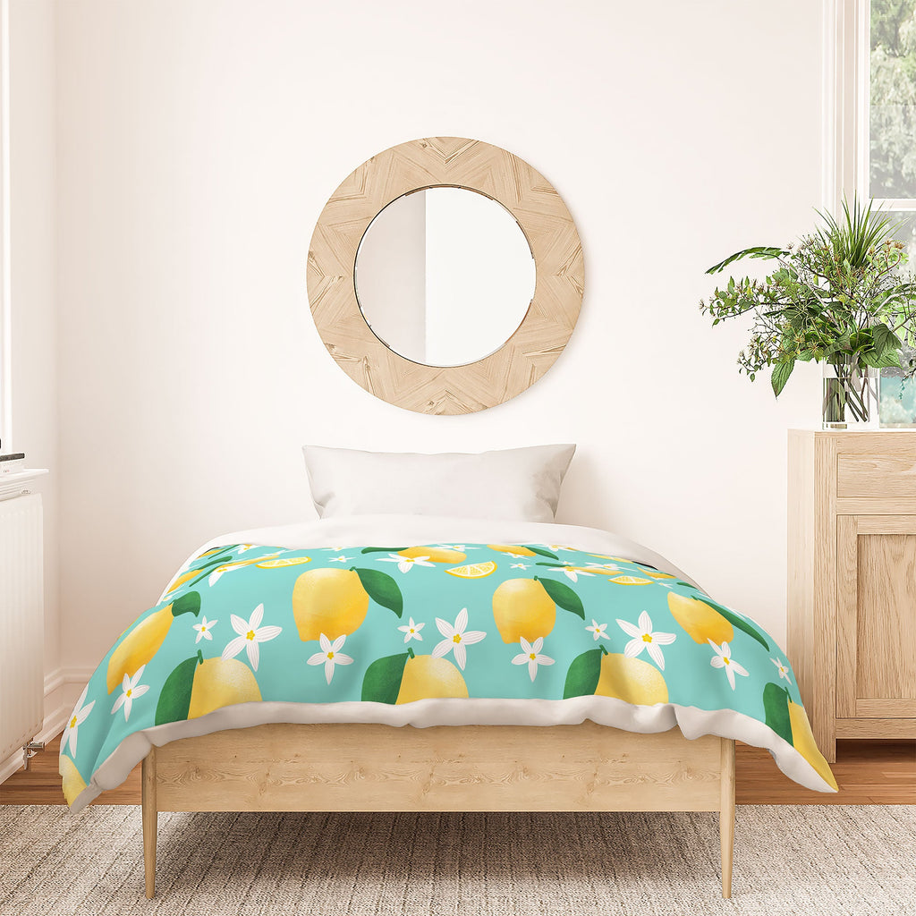 Design by Spark Lemon Florals Duvet Cover