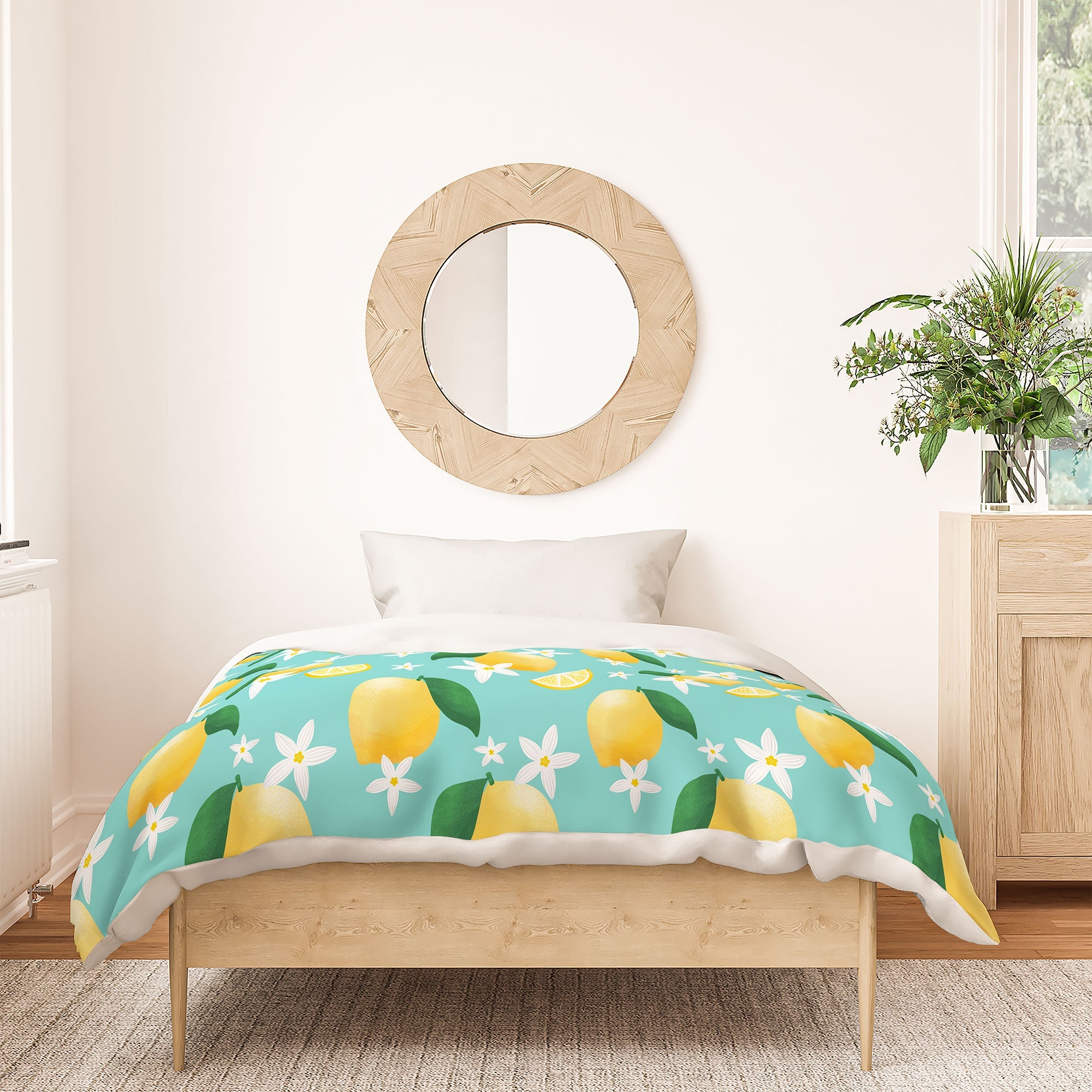 Design by Spark Lemon Florals Duvet Cover