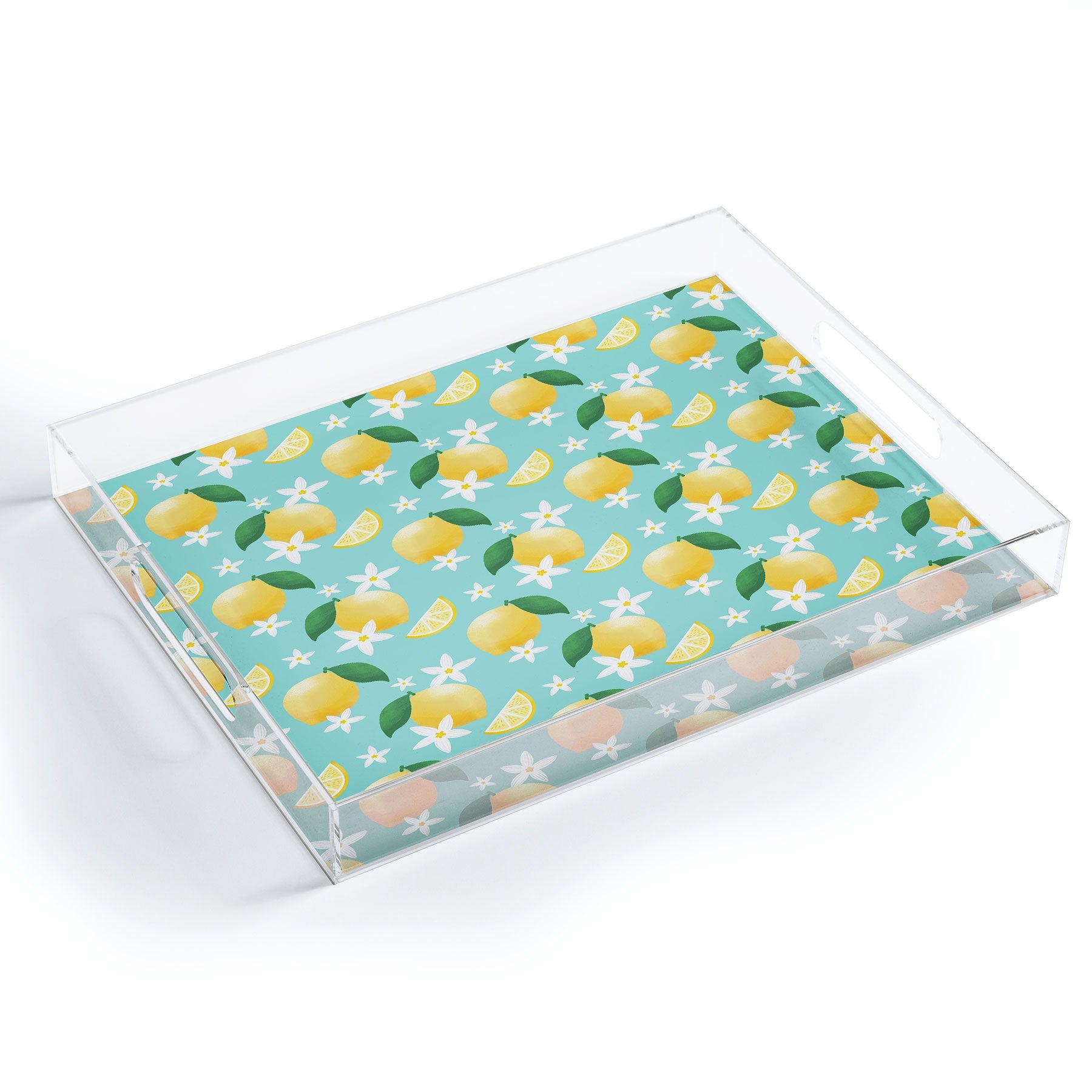 Design by Spark Lemon Florals Acrylic Tray