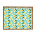 Design by Spark Lemon Florals Rectangular Tray