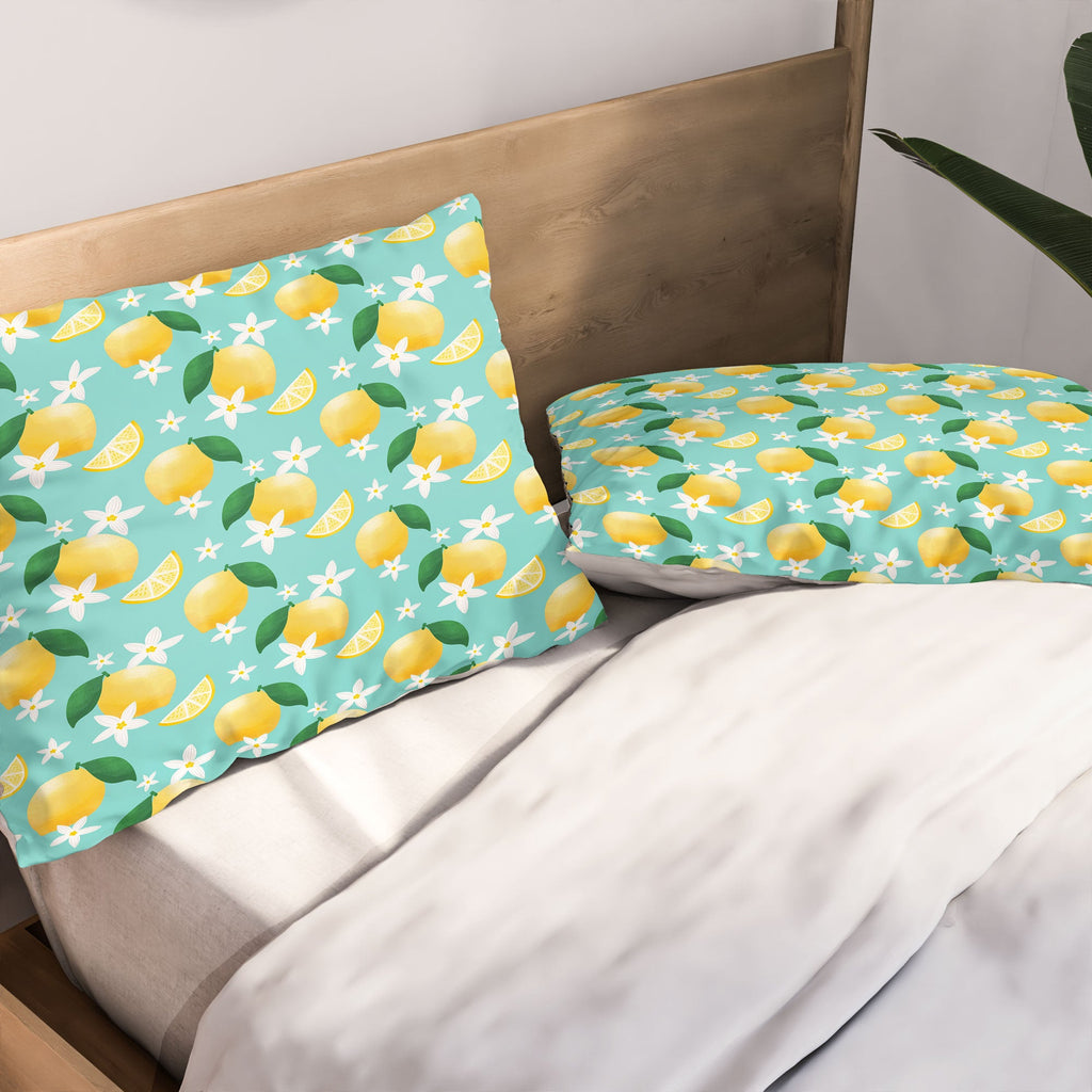 Design by Spark Lemon Florals Pillow Shams