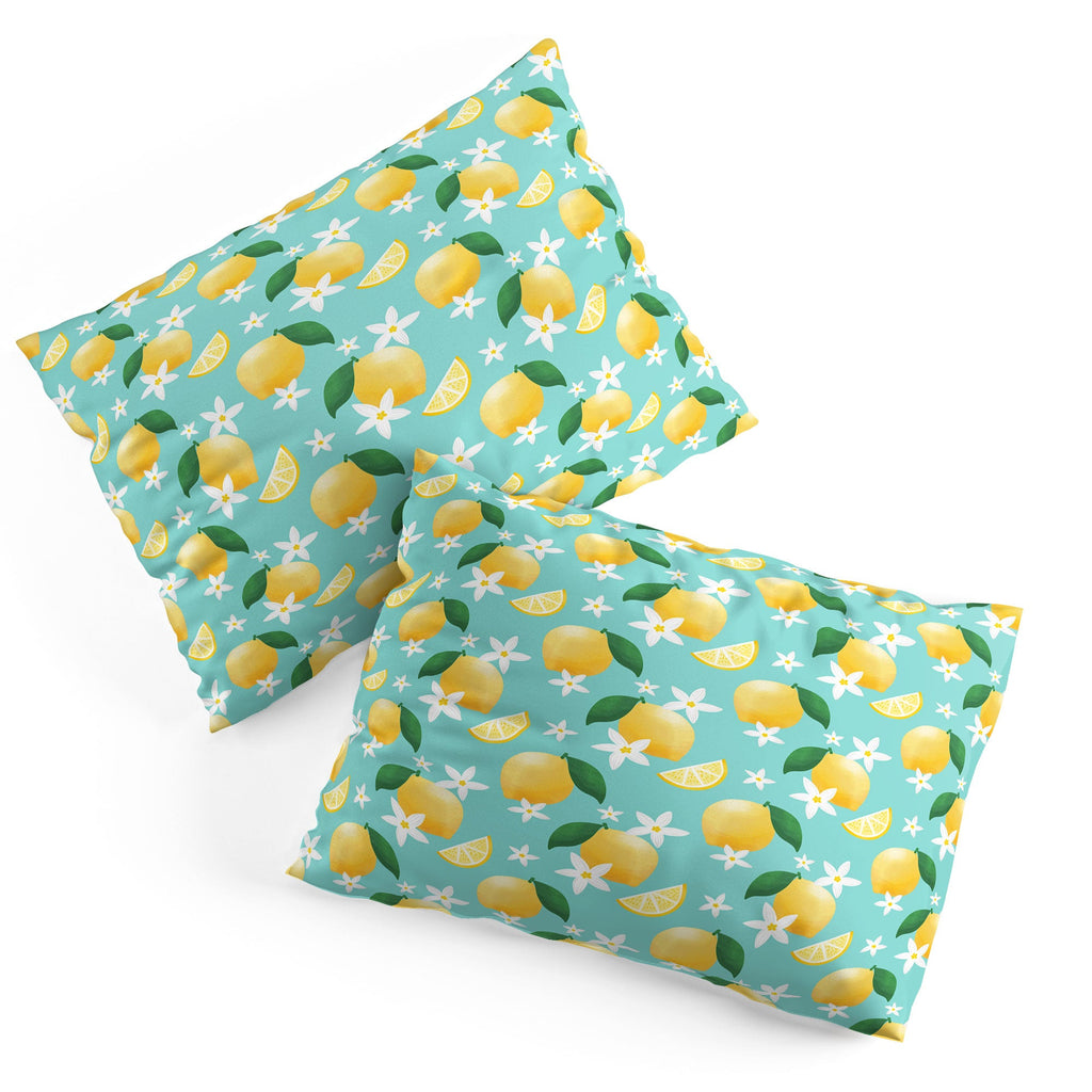 Design by Spark Lemon Florals Pillow Shams
