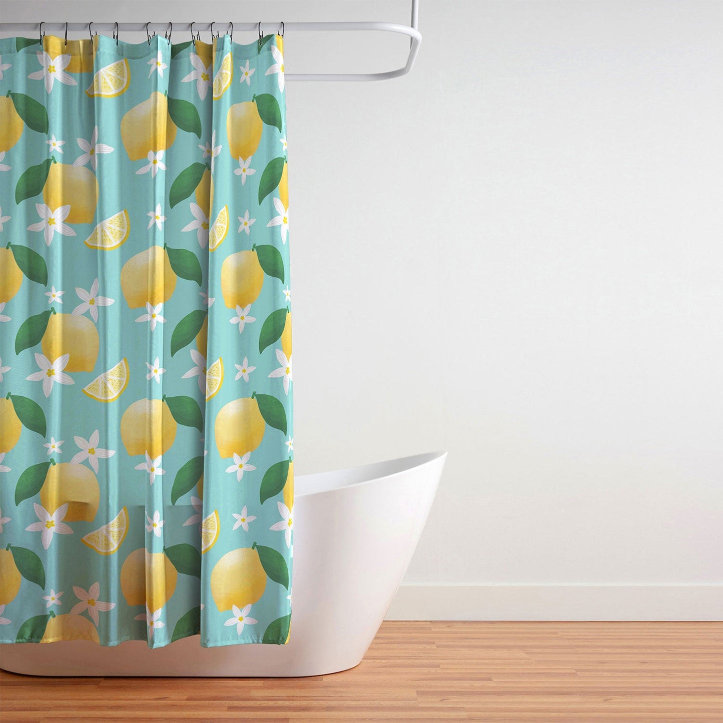 Design by Spark Lemon Florals Shower Curtain