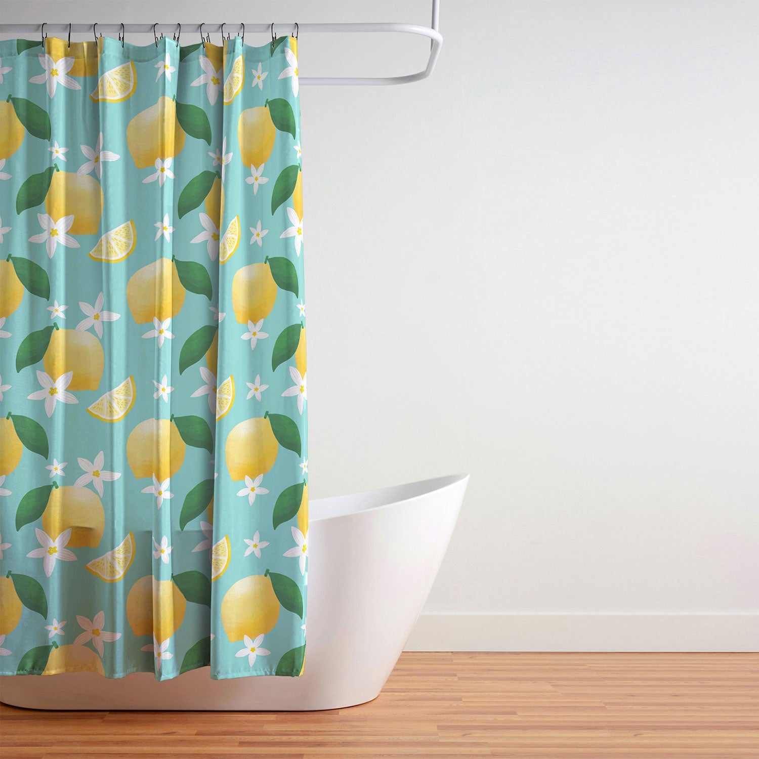 Design by Spark Lemon Florals Shower Curtain