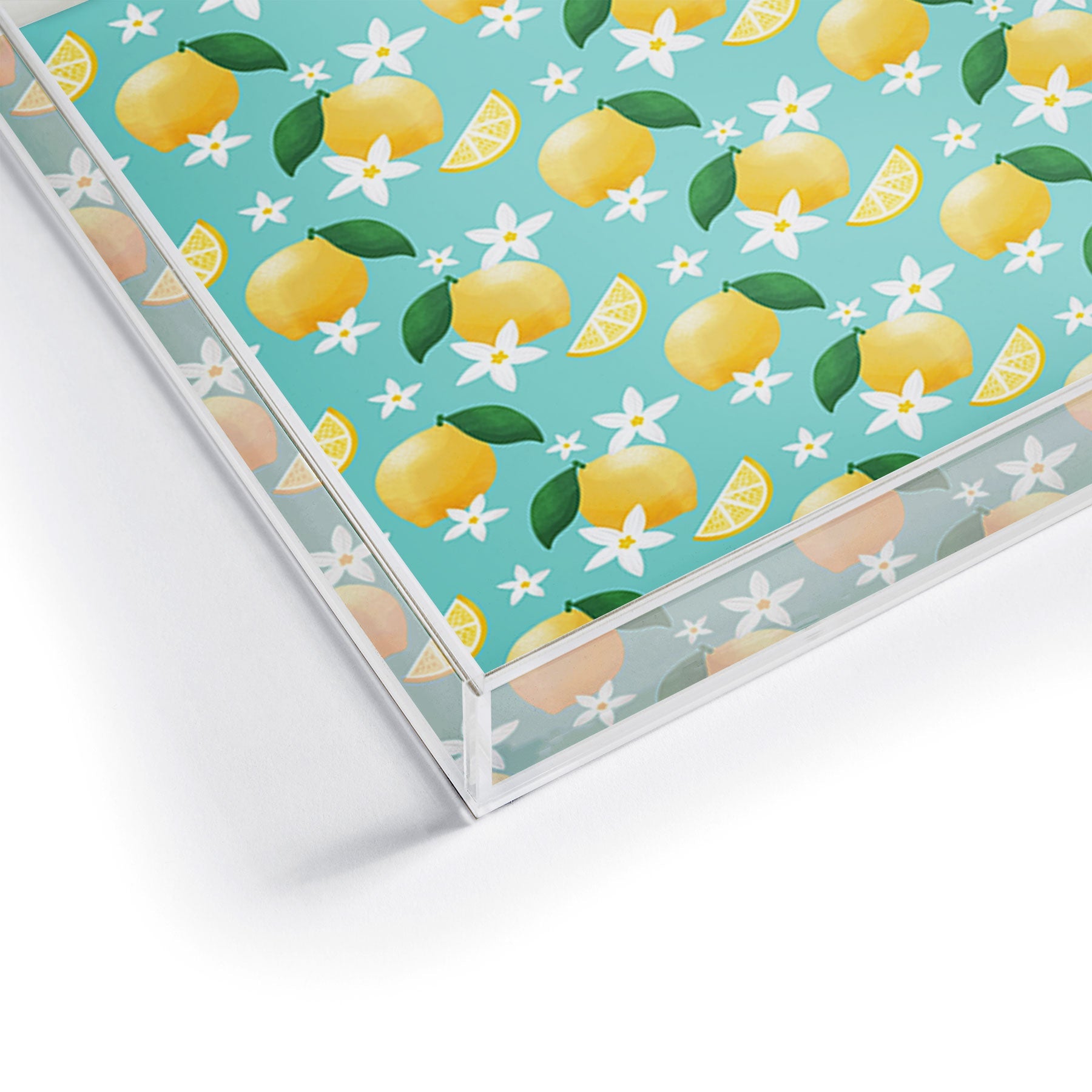 Design by Spark Lemon Florals Acrylic Tray