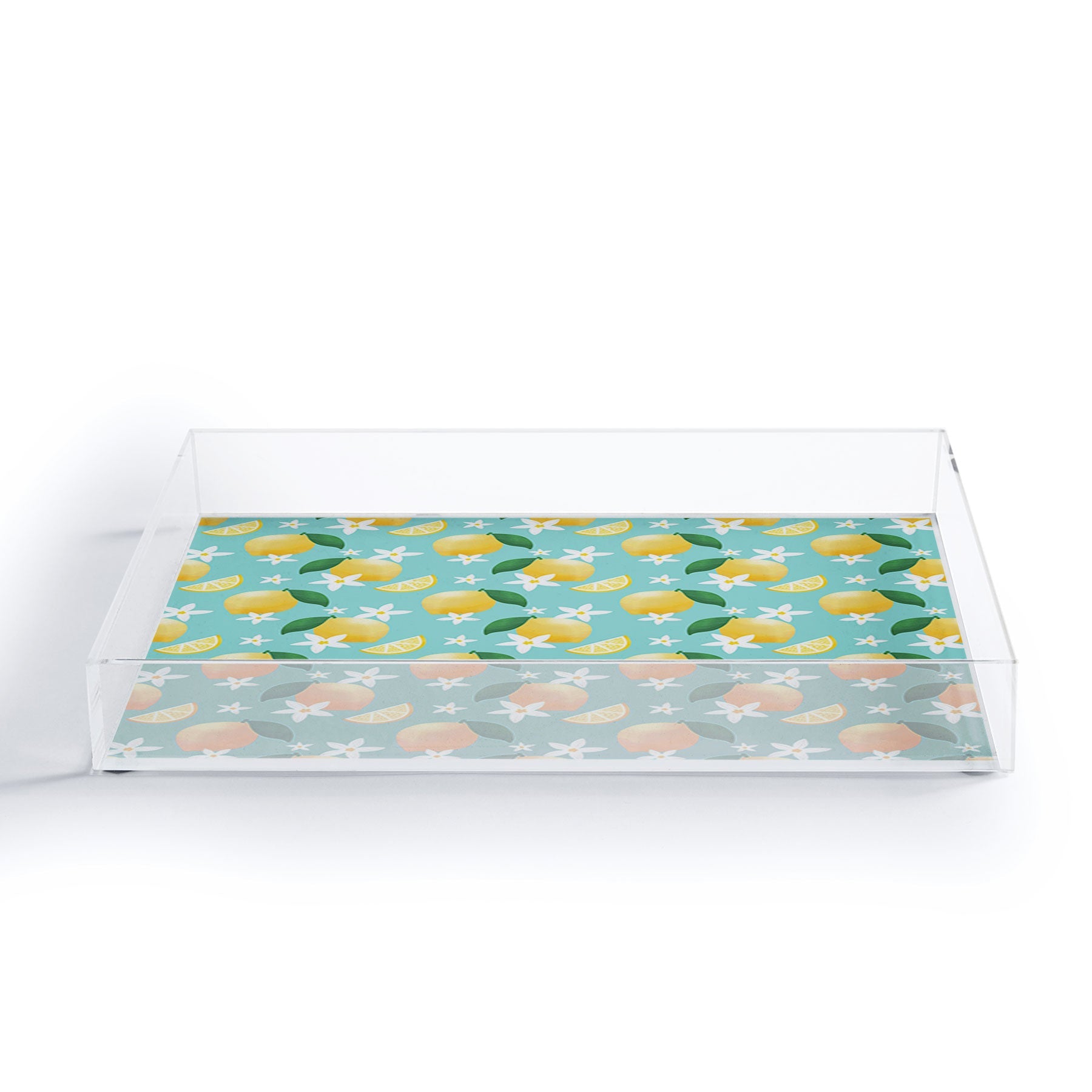 Design by Spark Lemon Florals Acrylic Tray