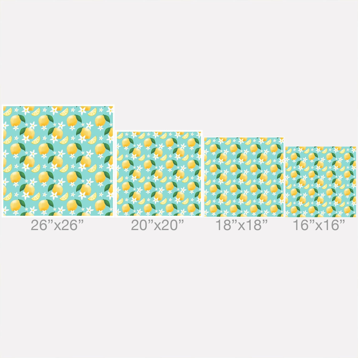Design by Spark Lemon Florals Outdoor Throw Pillow