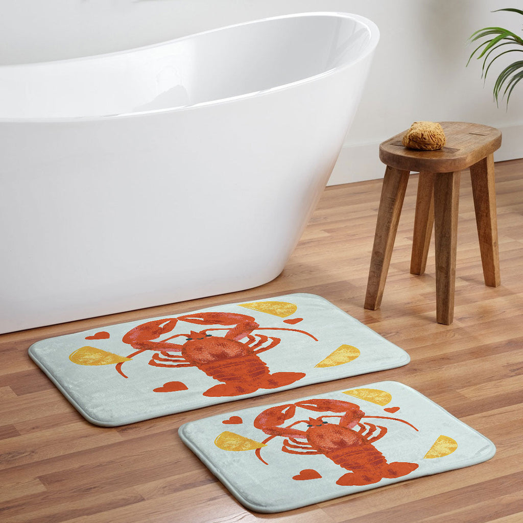 Design by Spark Lob You Lobster Memory Foam Bath Mat
