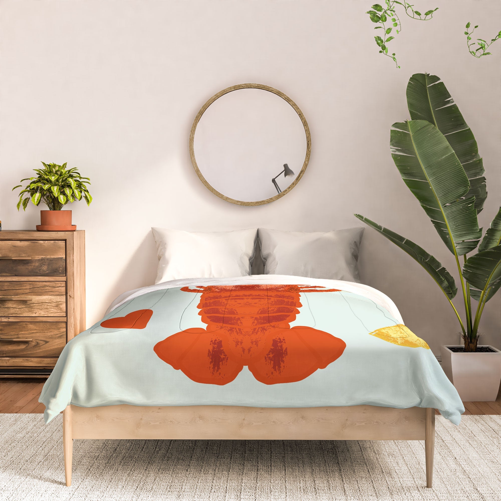 Design by Spark Lob You Lobster Comforter