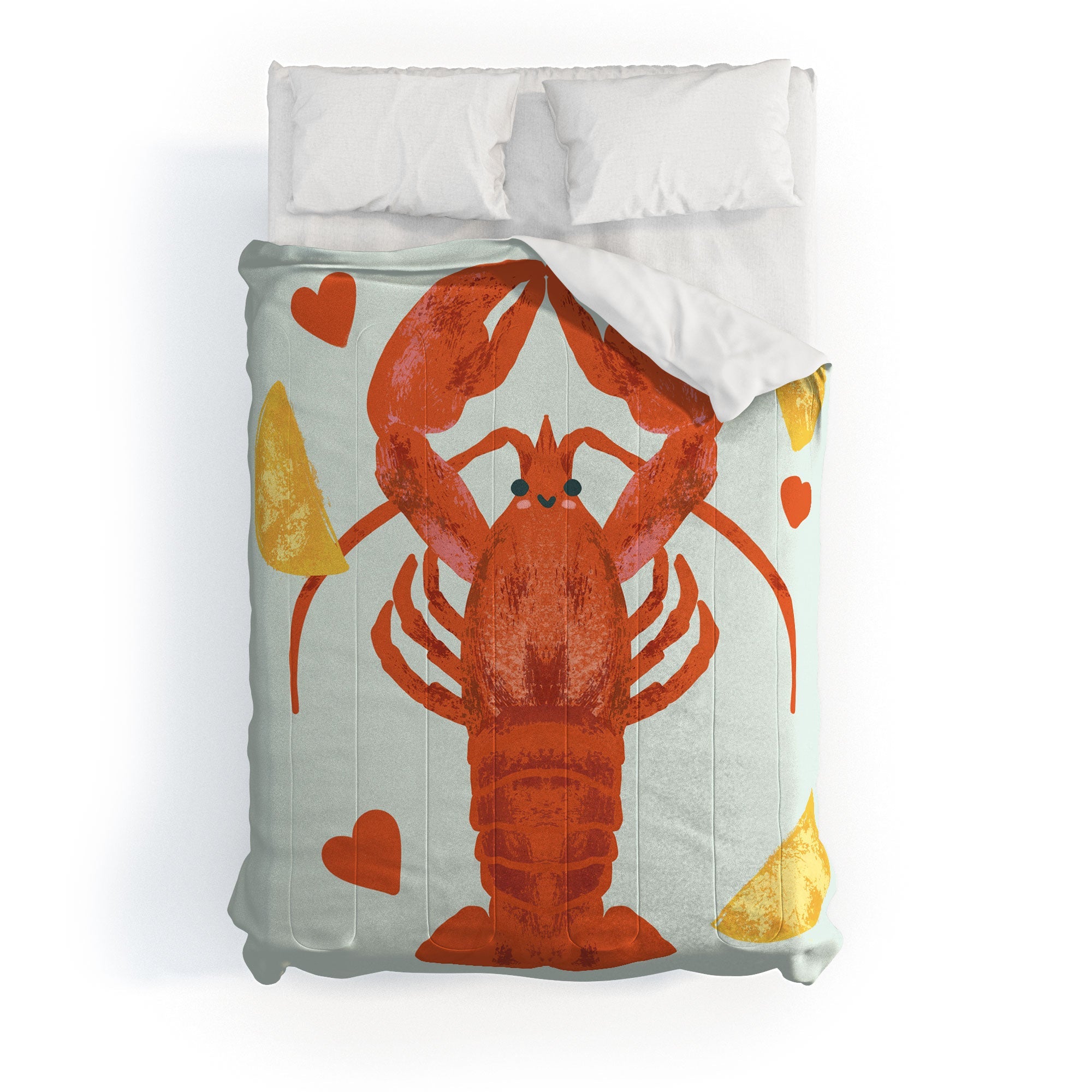 Design by Spark Lob You Lobster Comforter