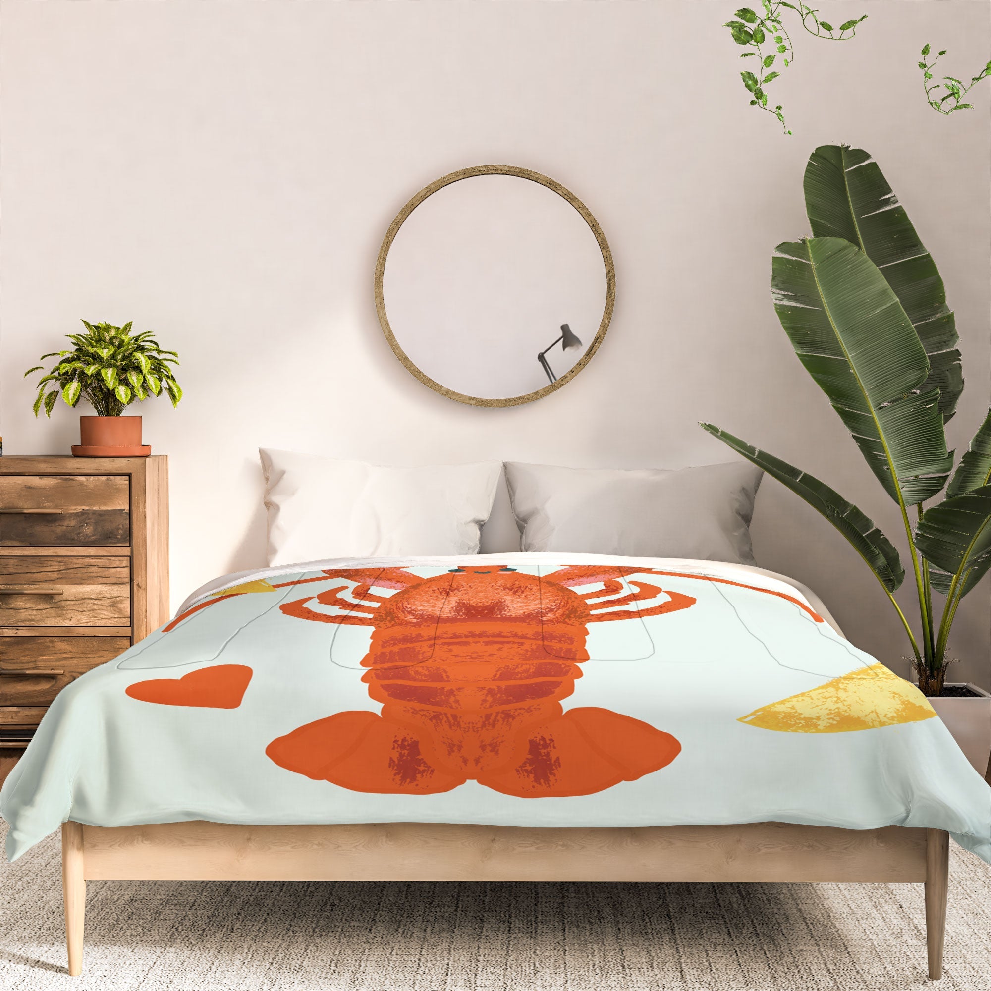 Design by Spark Lob You Lobster Comforter