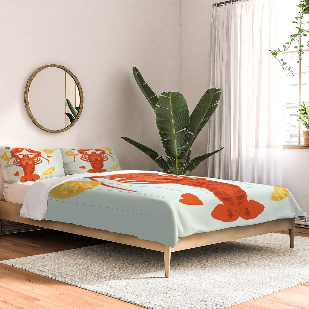 Design by Spark Lob You Lobster Comforter
