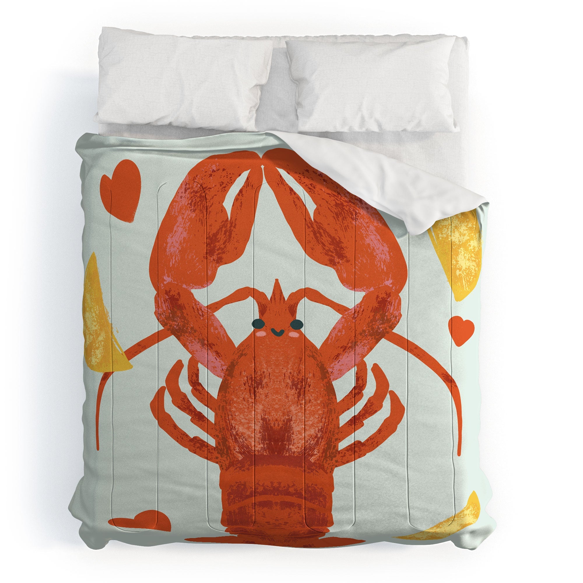 Design by Spark Lob You Lobster Comforter