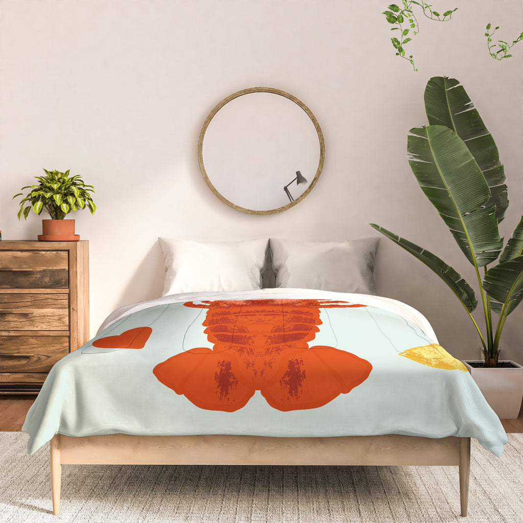 Design by Spark Lob You Lobster Comforter