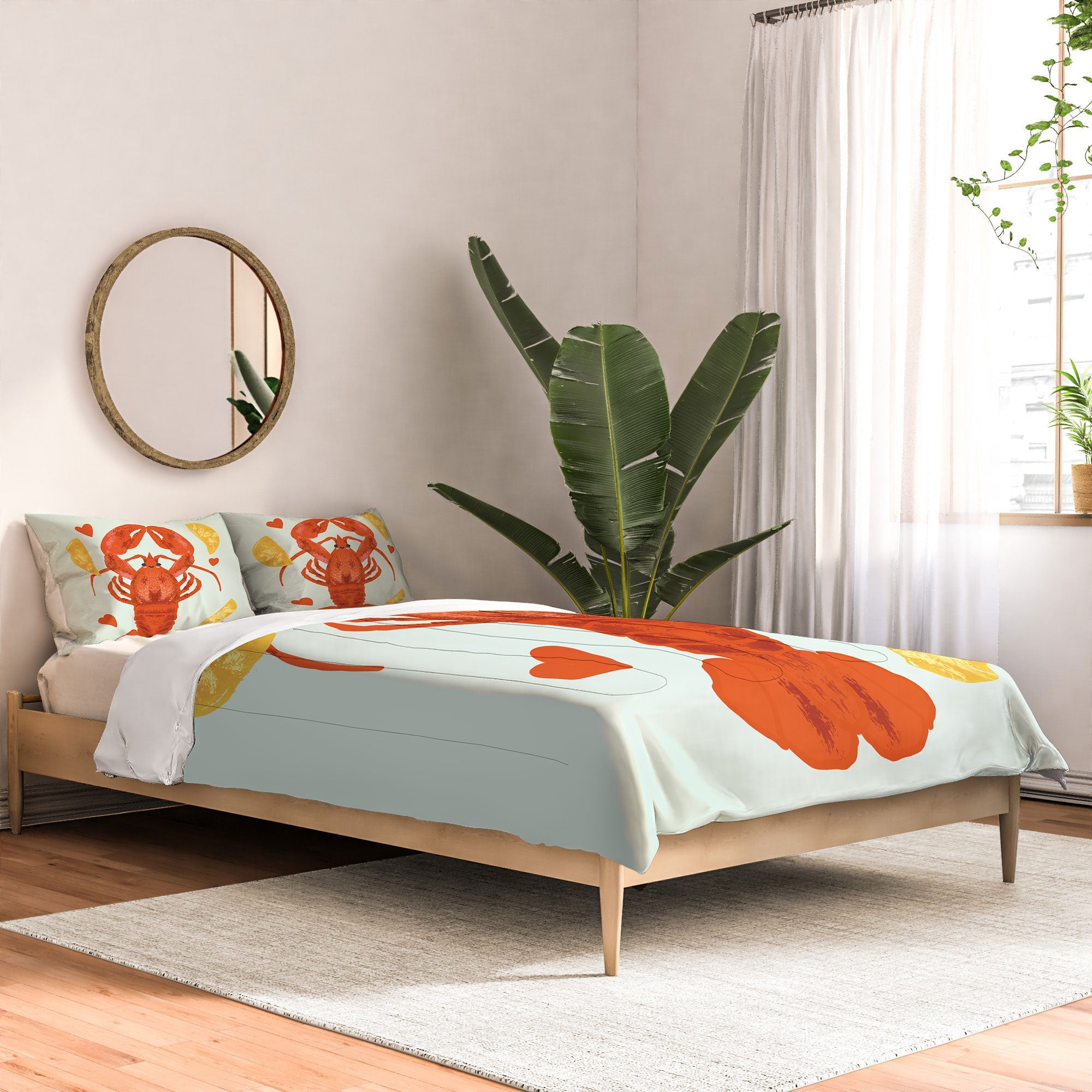 Design by Spark Lob You Lobster Comforter