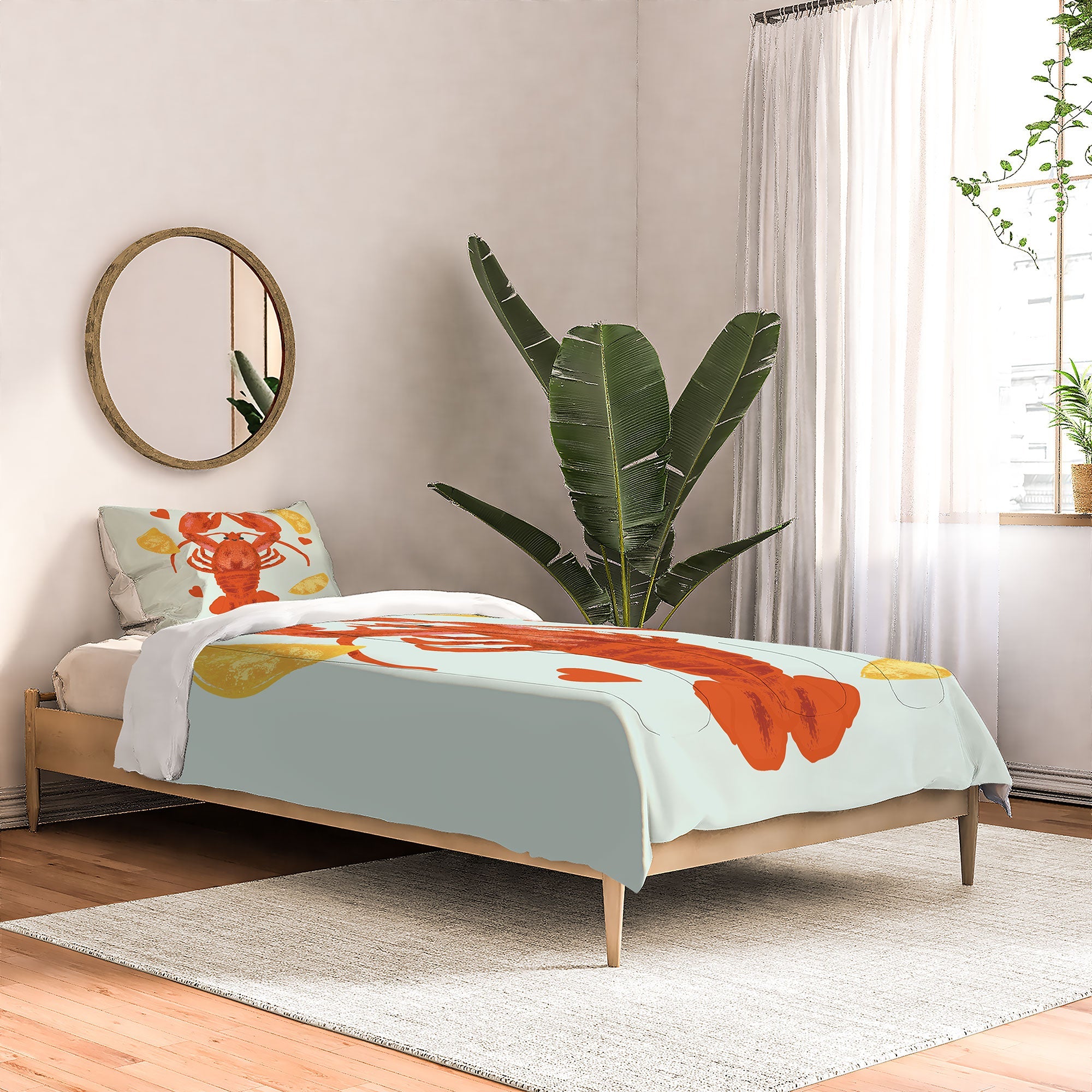 Design by Spark Lob You Lobster Comforter