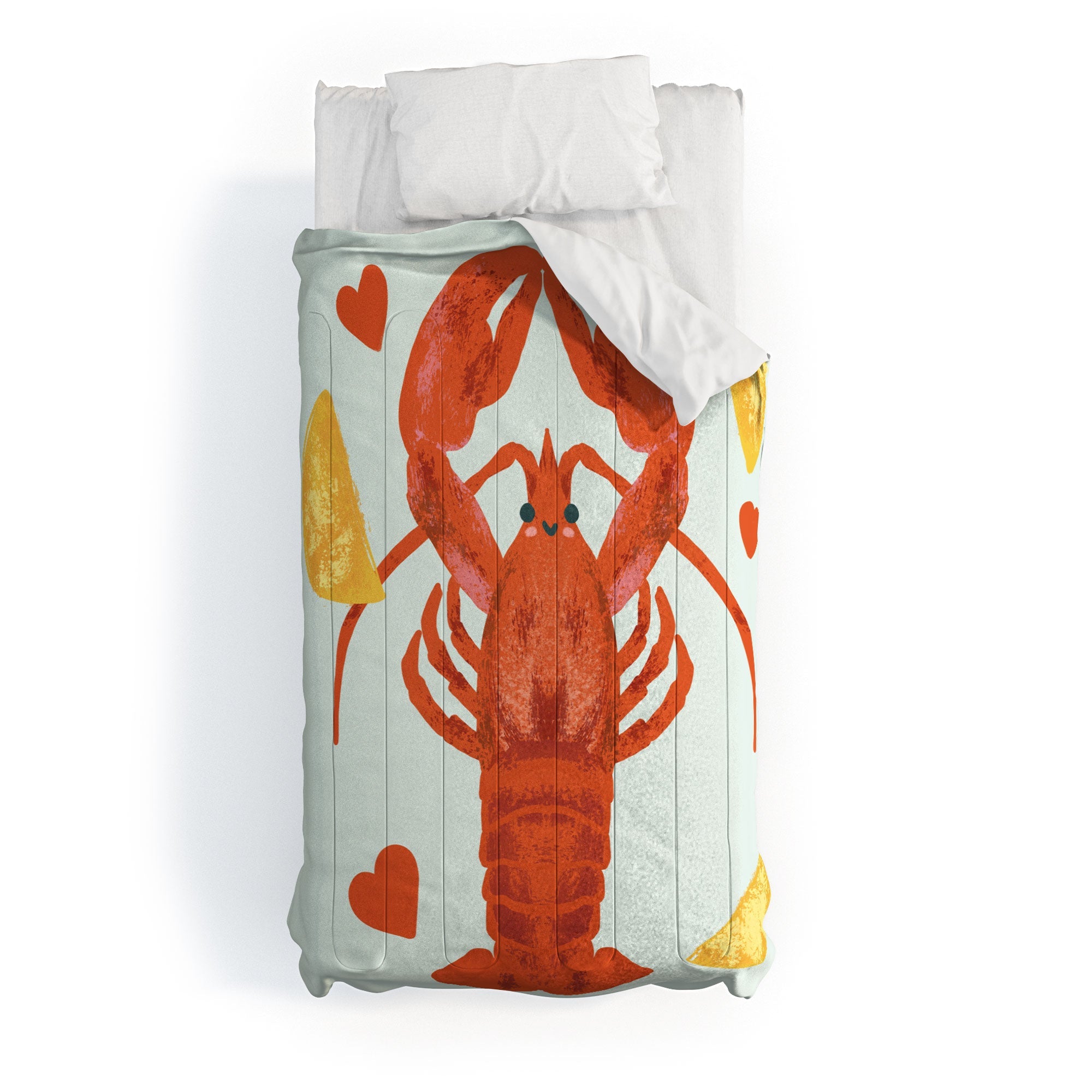 Design by Spark Lob You Lobster Comforter