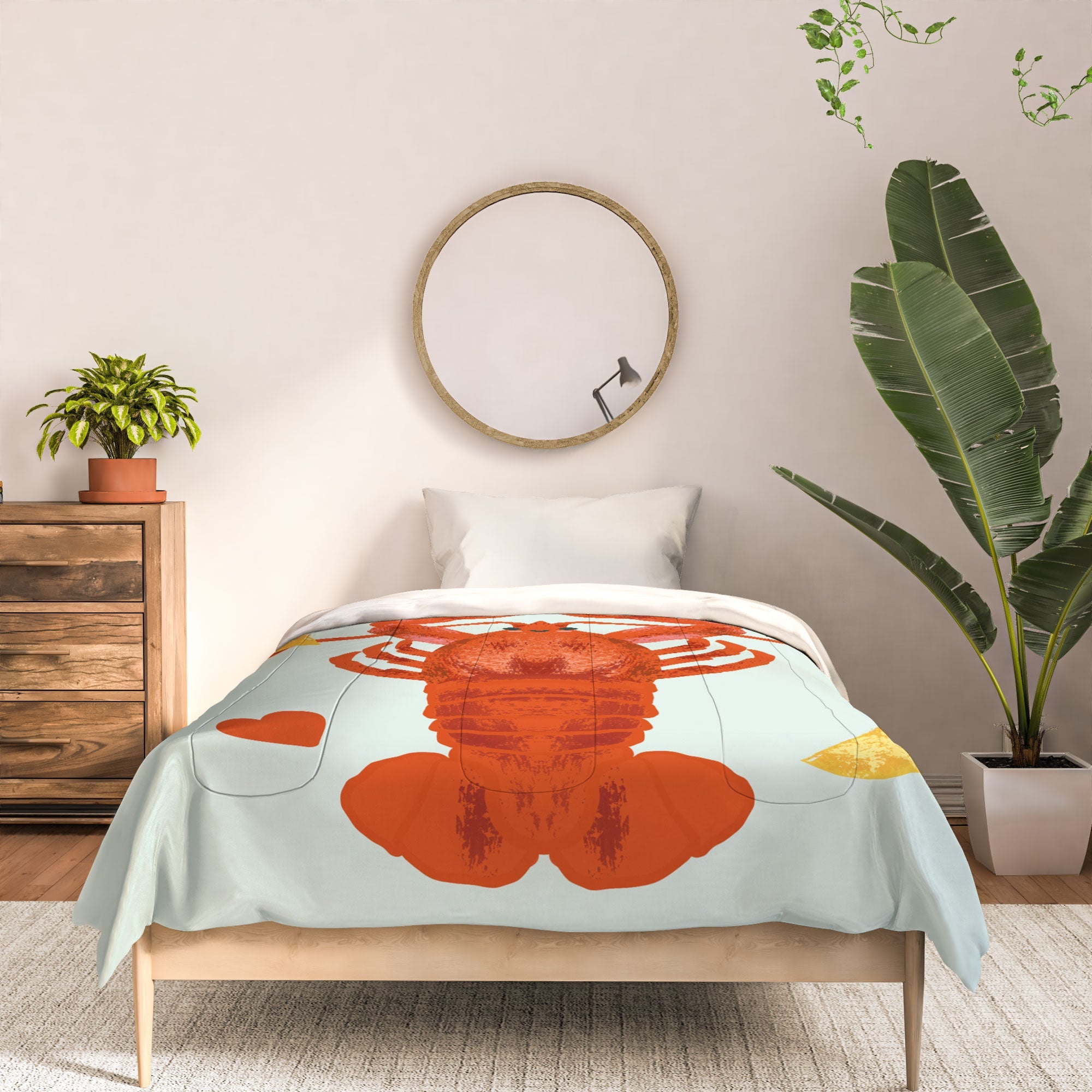 Design by Spark Lob You Lobster Comforter