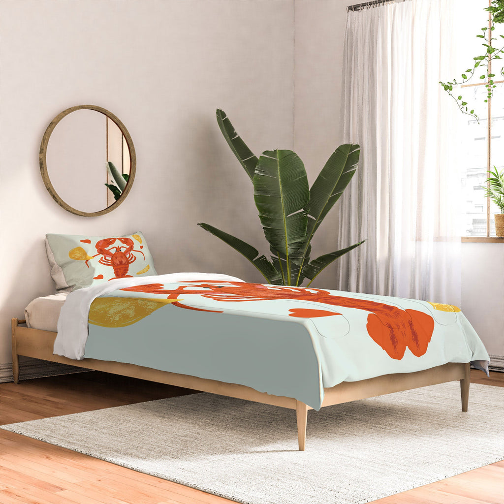 Design by Spark Lob You Lobster Comforter