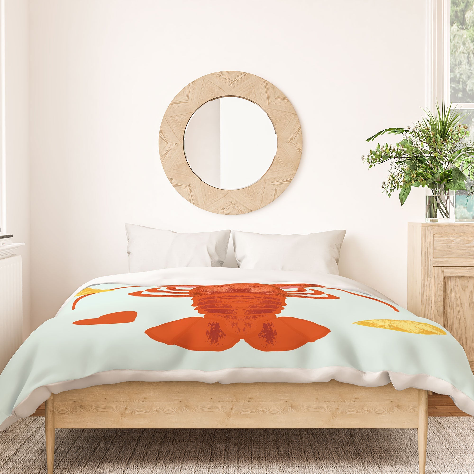 Design by Spark Lob You Lobster Duvet Cover