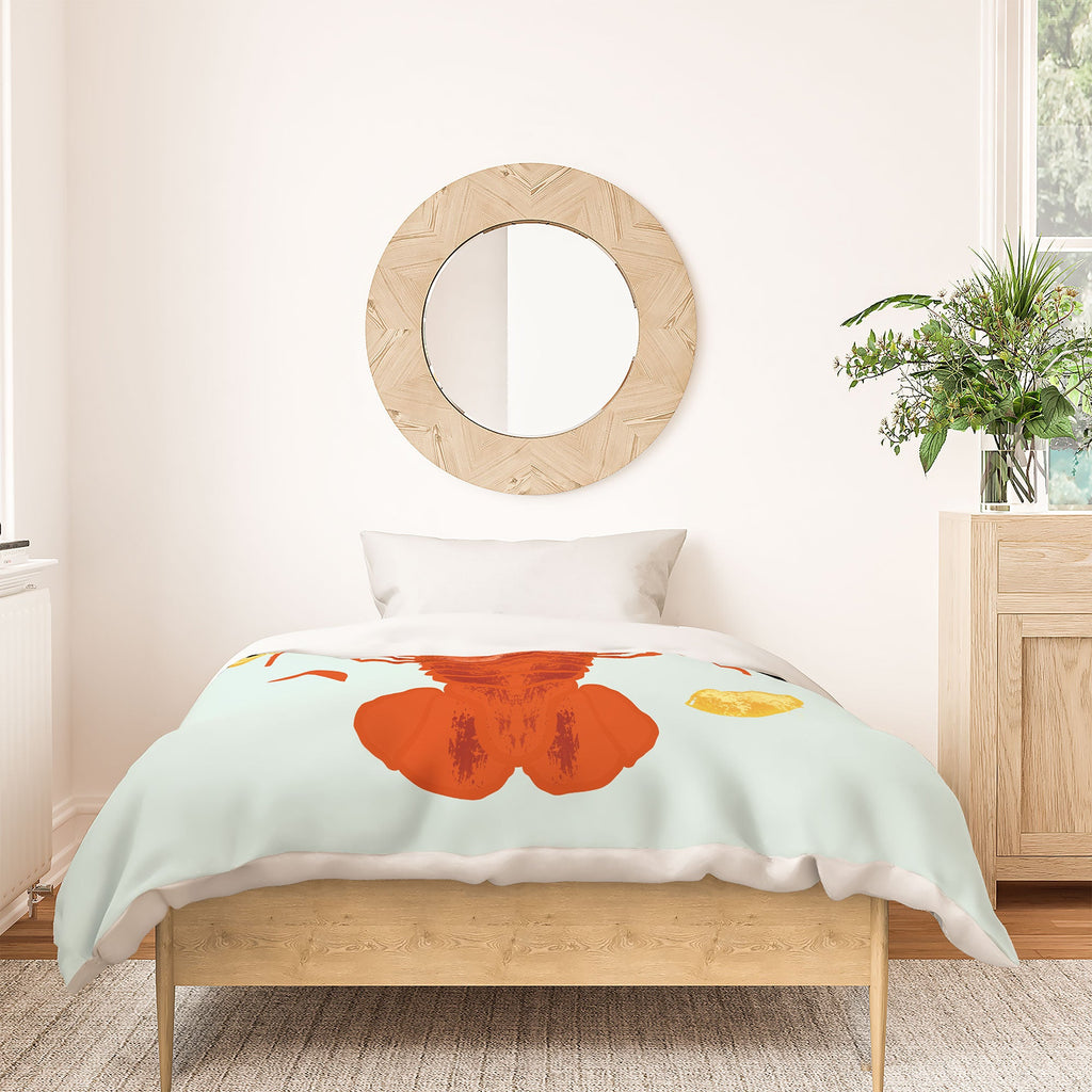 Design by Spark Lob You Lobster Duvet Cover