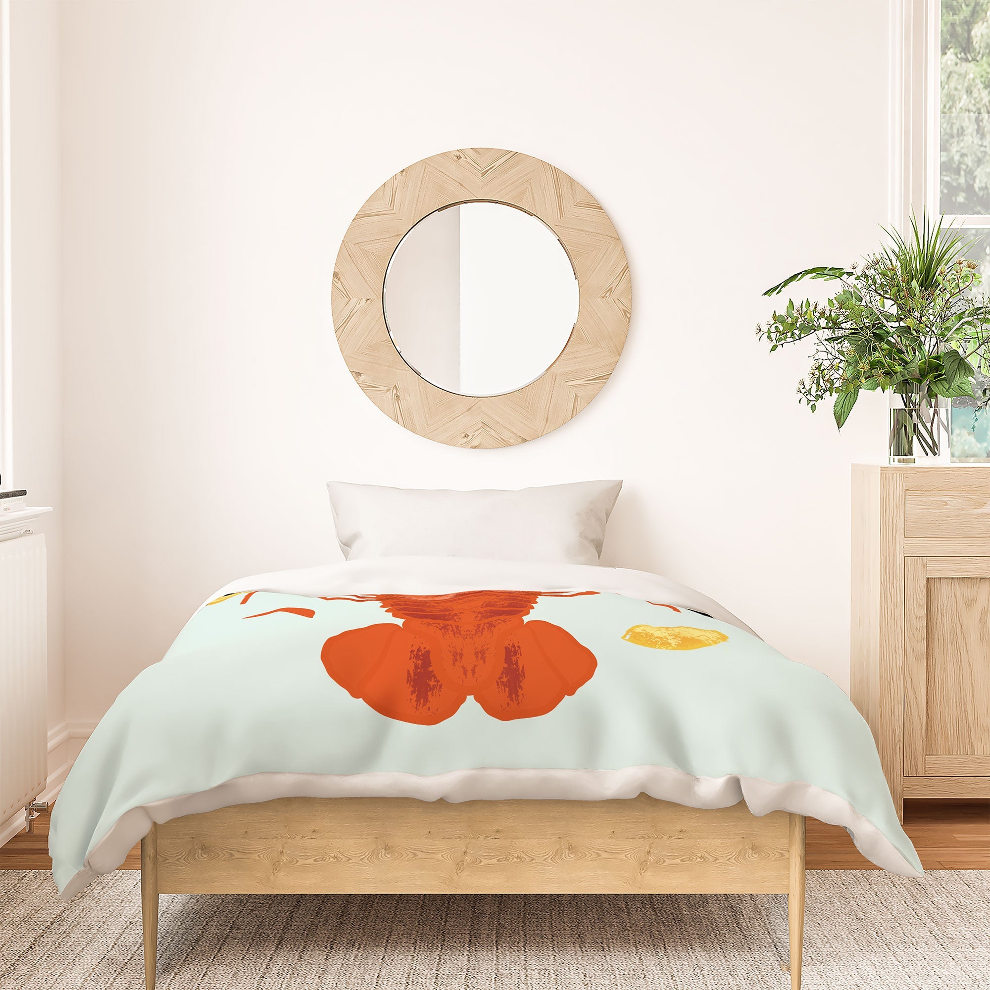 Design by Spark Lob You Lobster Duvet Cover