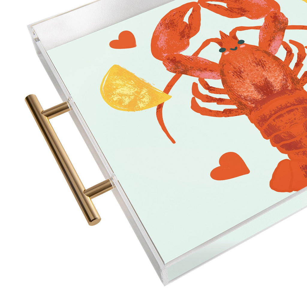 Design by Spark Lob You Lobster Acrylic Tray