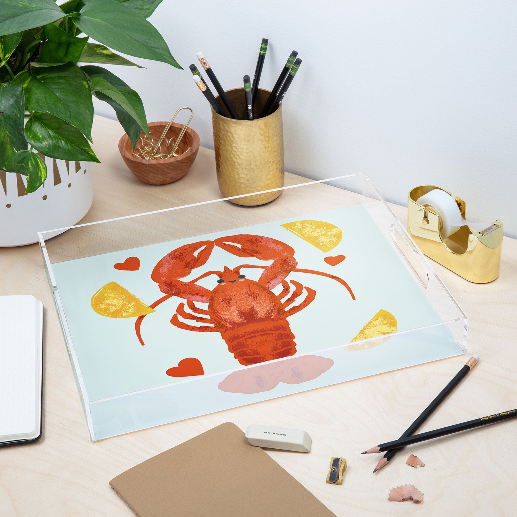 Design by Spark Lob You Lobster Acrylic Tray