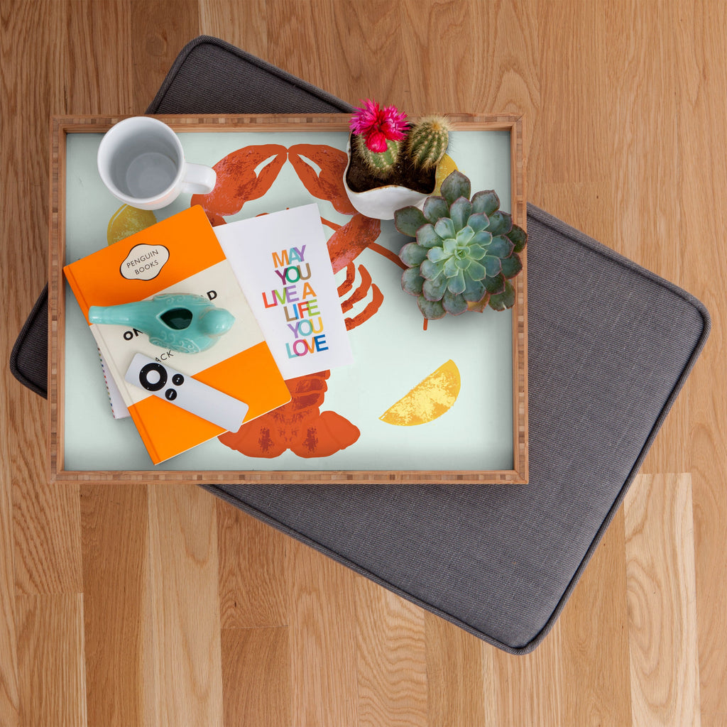Design by Spark Lob You Lobster Rectangular Tray