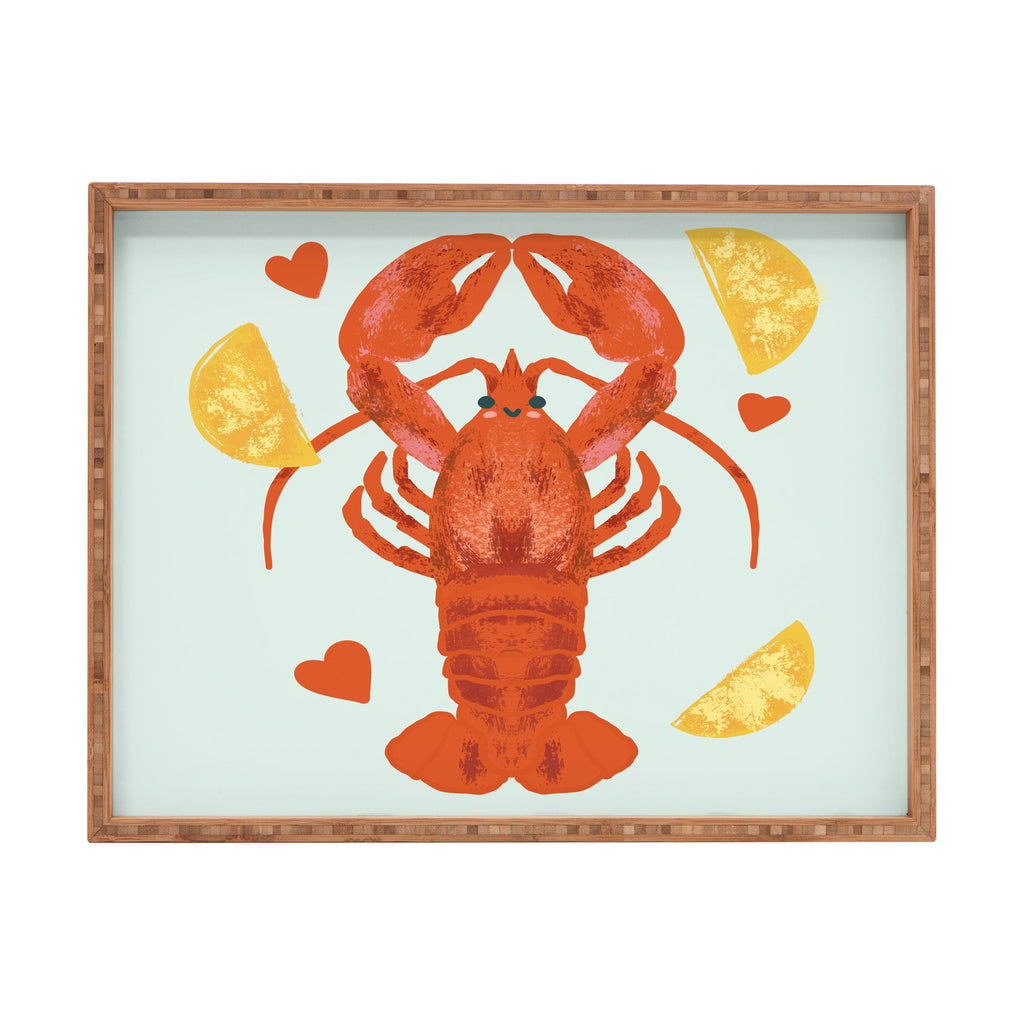 Design by Spark Lob You Lobster Rectangular Tray