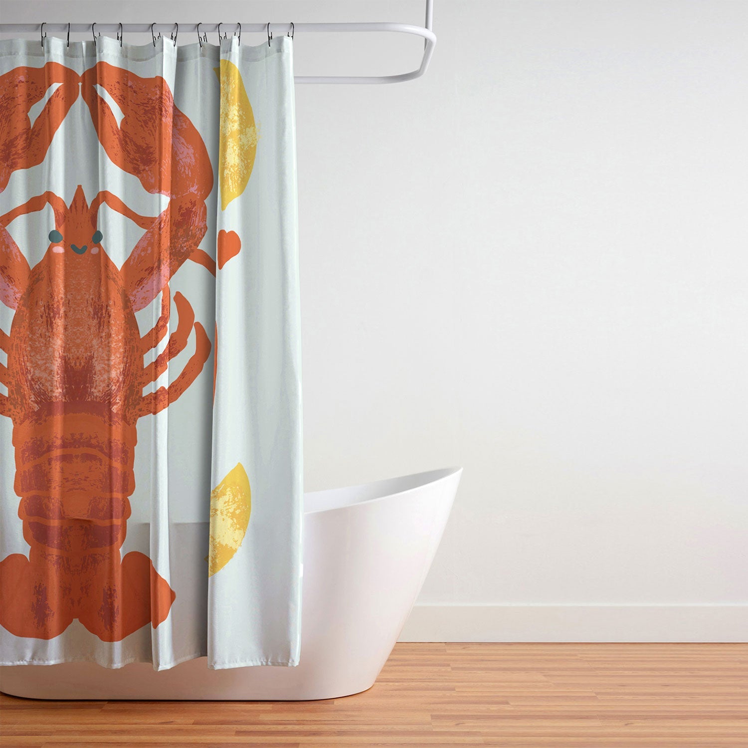 Design by Spark Lob You Lobster Shower Curtain