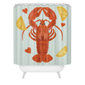 Design by Spark Lob You Lobster Shower Curtain