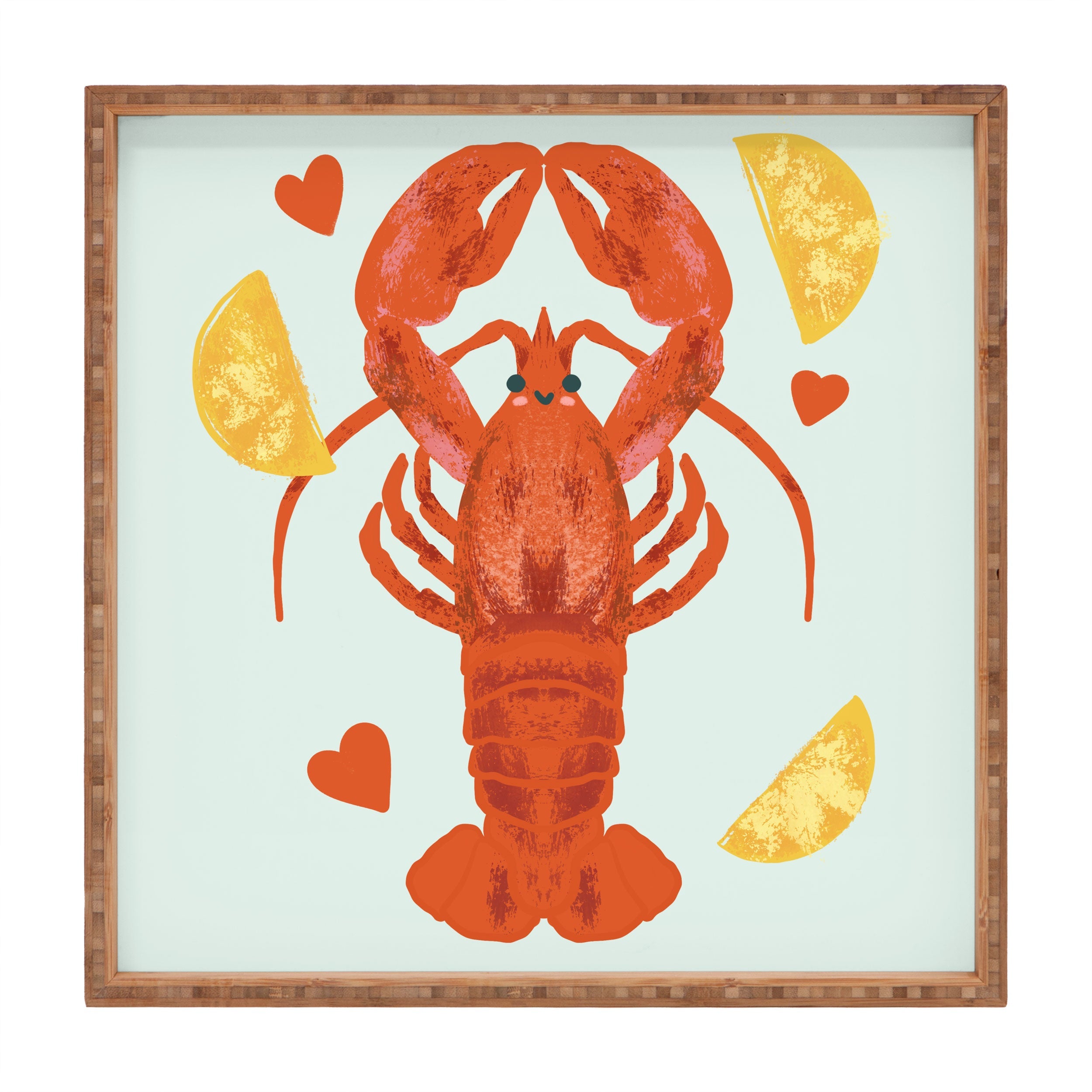 Design by Spark Lob You Lobster Square Tray
