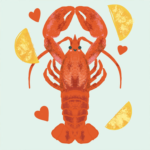 Design by Spark Lob You Lobster Shower Curtain