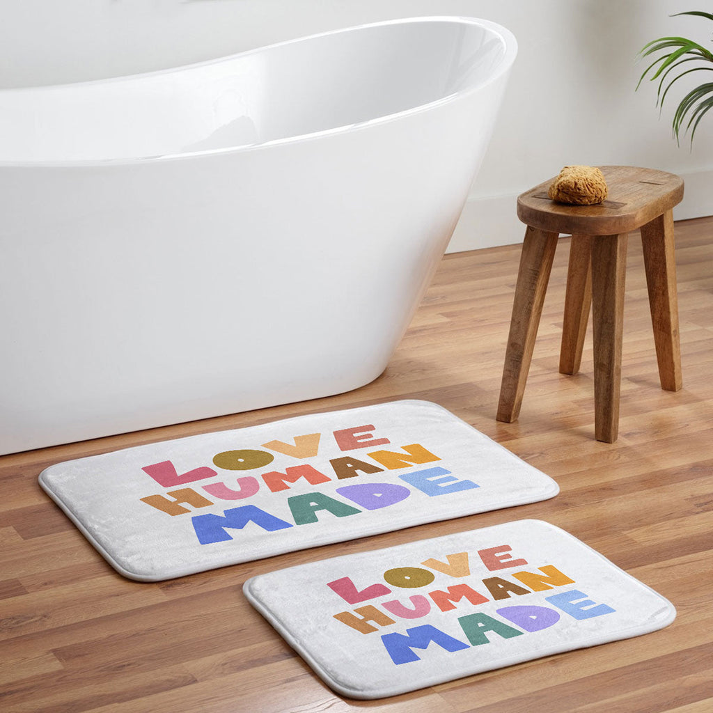 Design by Spark Love Human Made Memory Foam Bath Mat