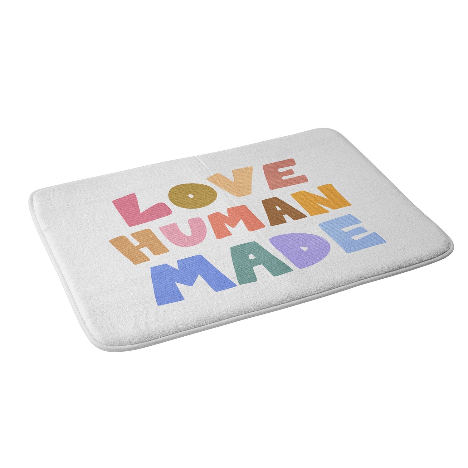 Design by Spark Love Human Made Memory Foam Bath Mat