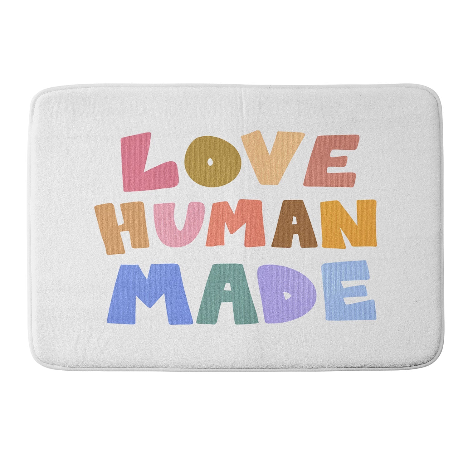 Design by Spark Love Human Made Memory Foam Bath Mat