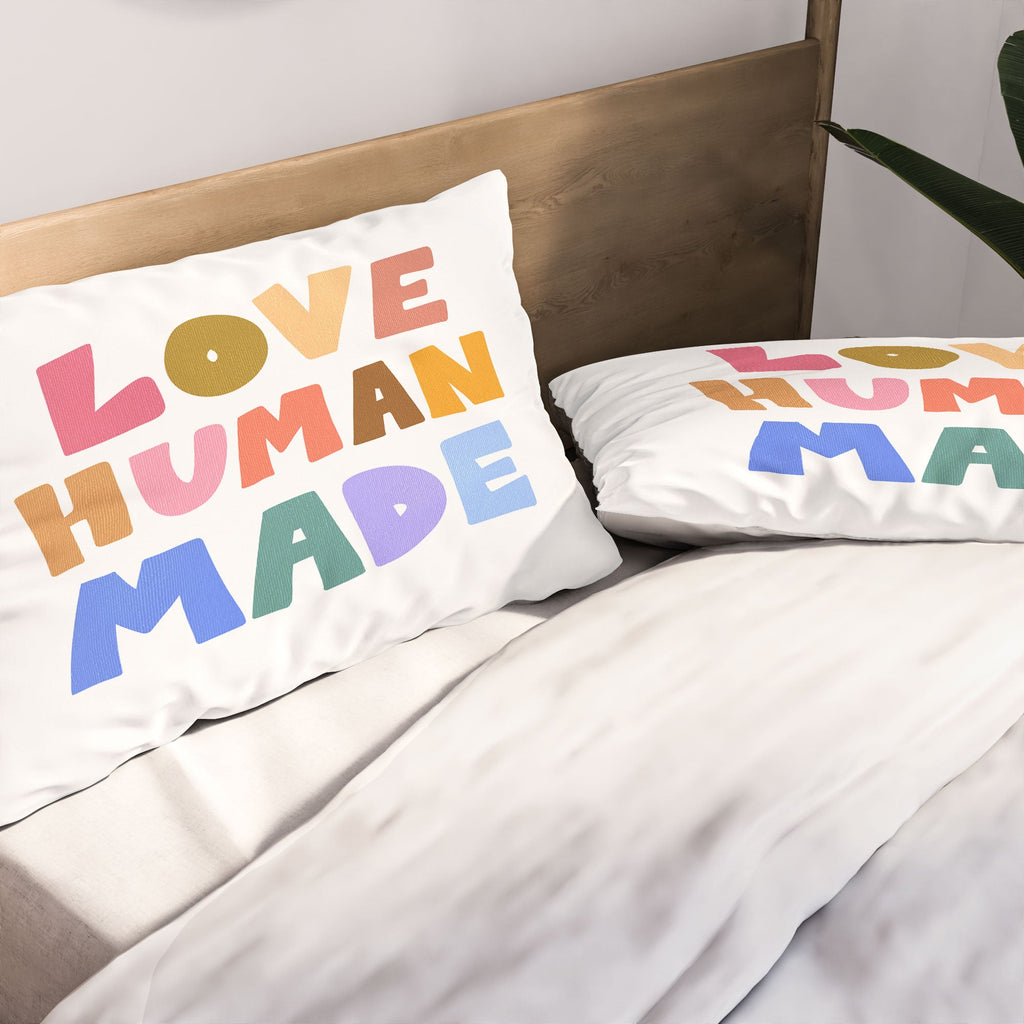 Design by Spark Love Human Made Pillow Shams