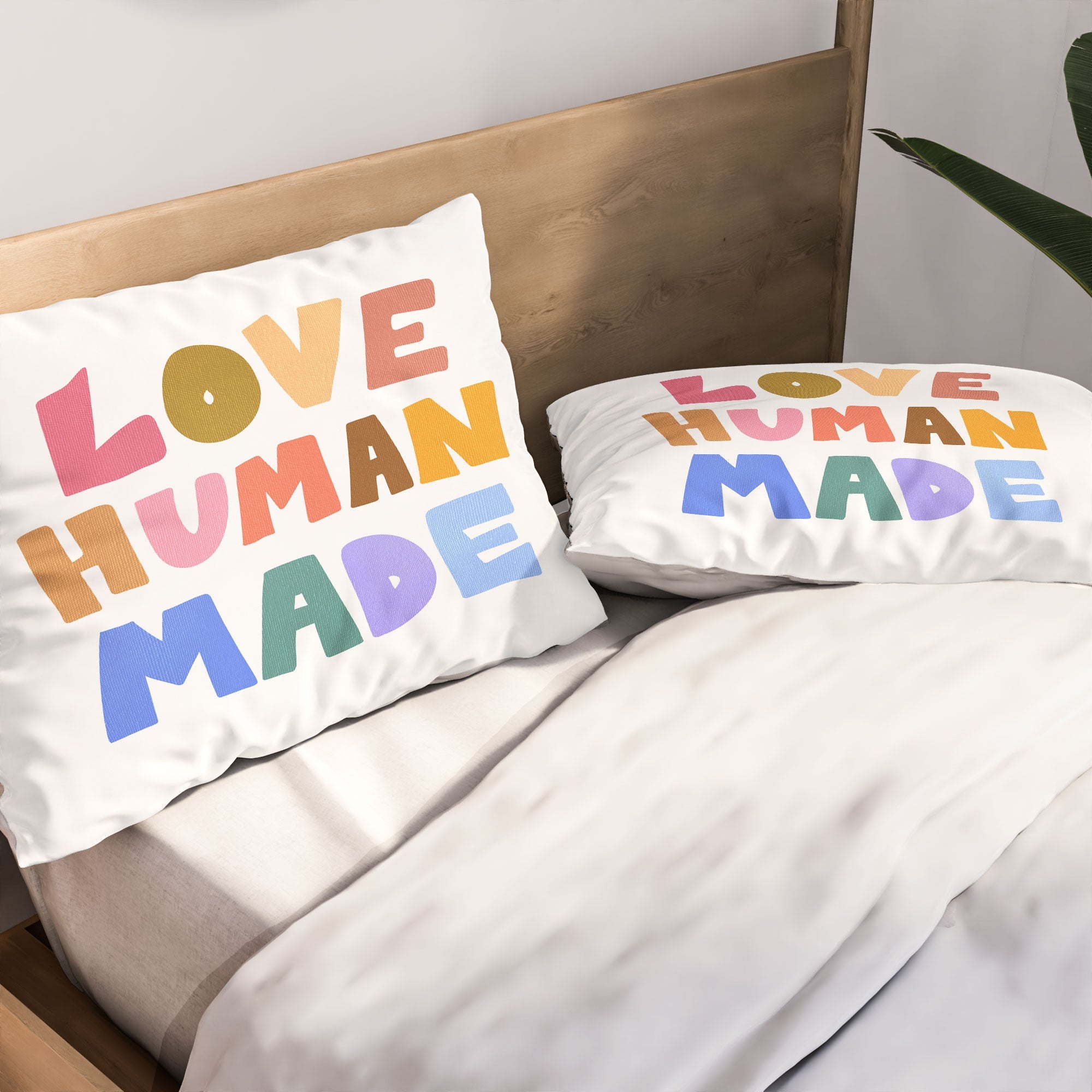 Design by Spark Love Human Made Pillow Shams