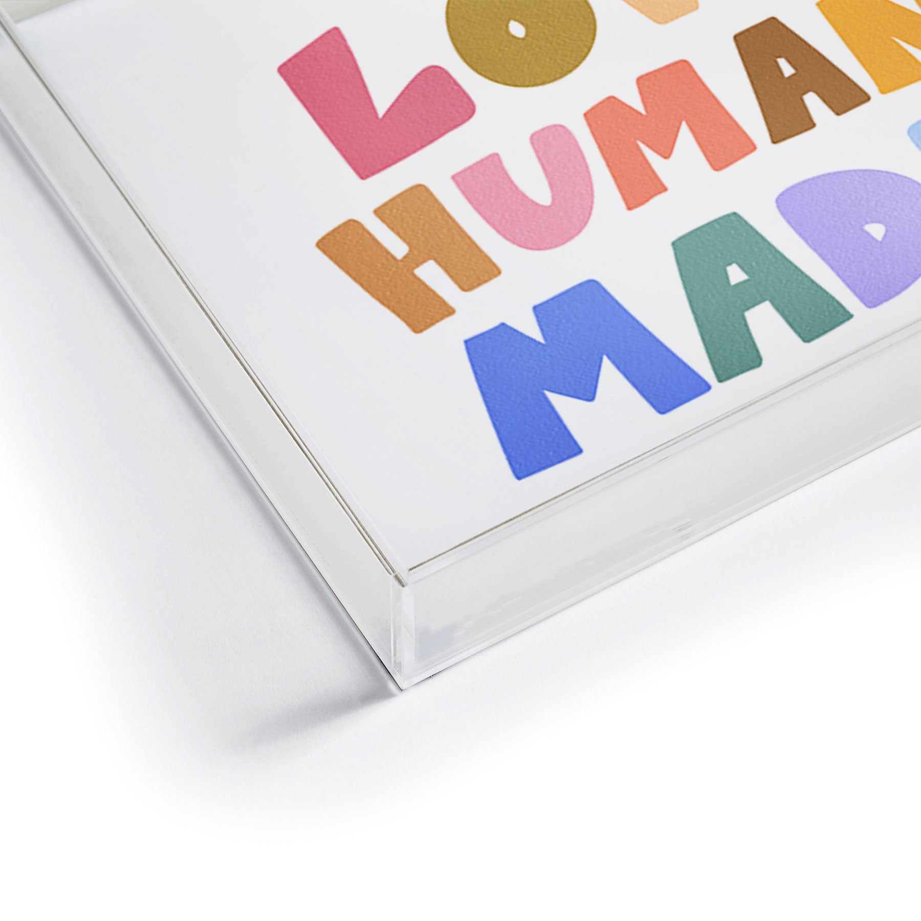 Design by Spark Love Human Made Acrylic Tray
