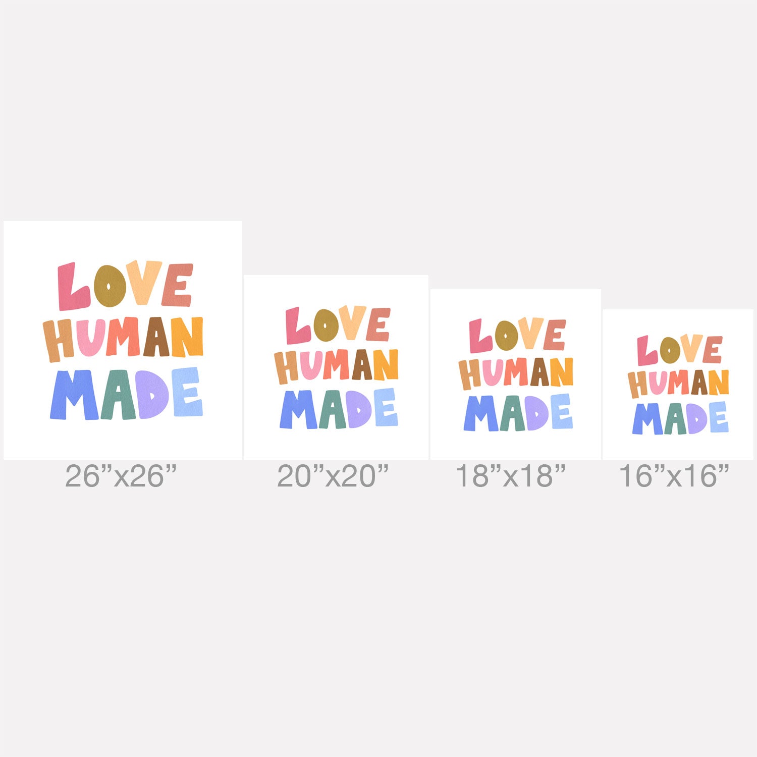 Design by Spark Love Human Made Outdoor Throw Pillow