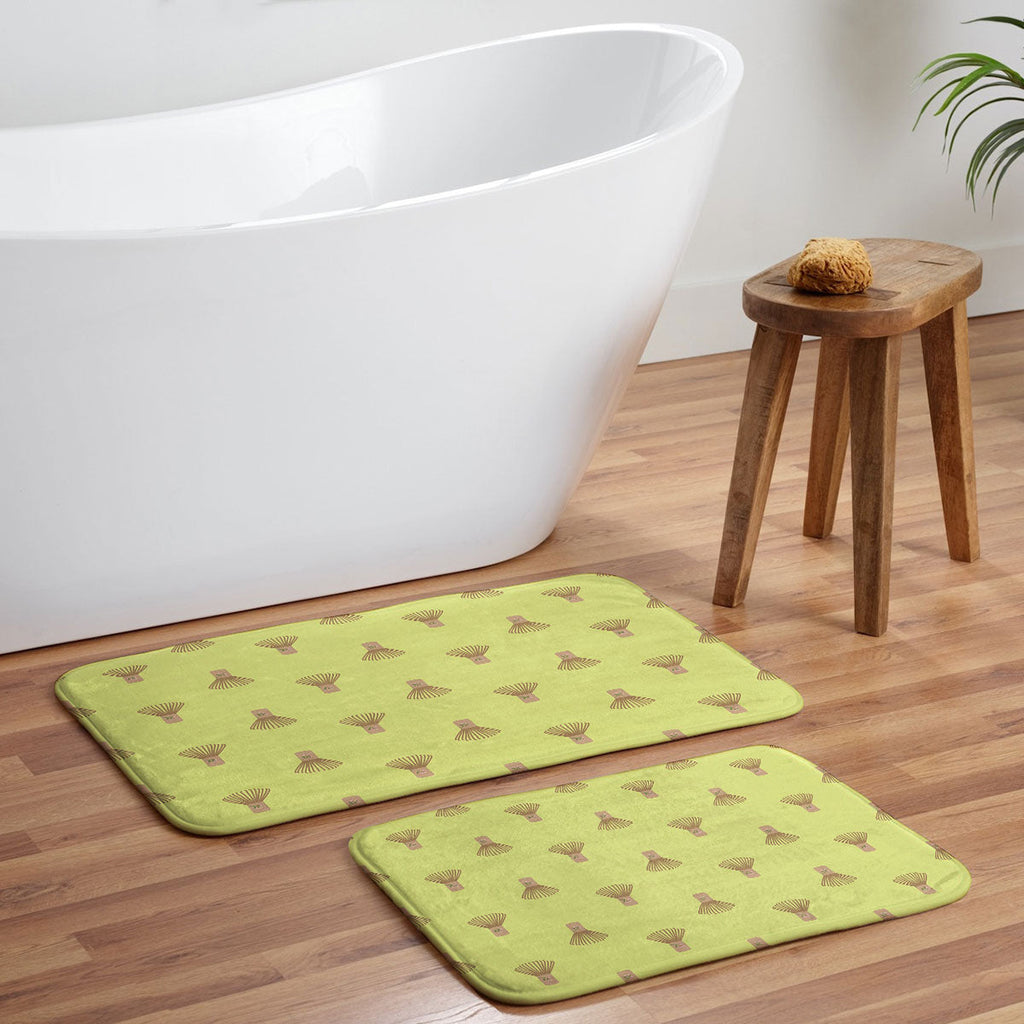 Design by Spark Matcha Whisk Memory Foam Bath Mat
