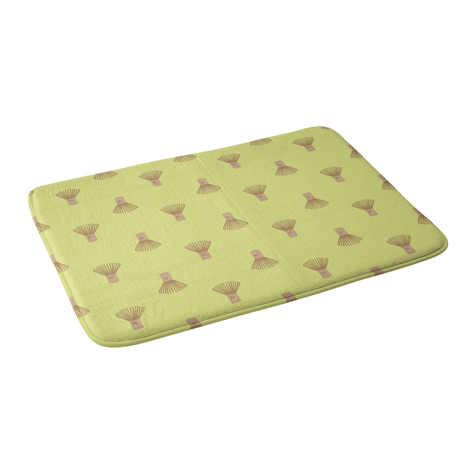 Design by Spark Matcha Whisk Memory Foam Bath Mat