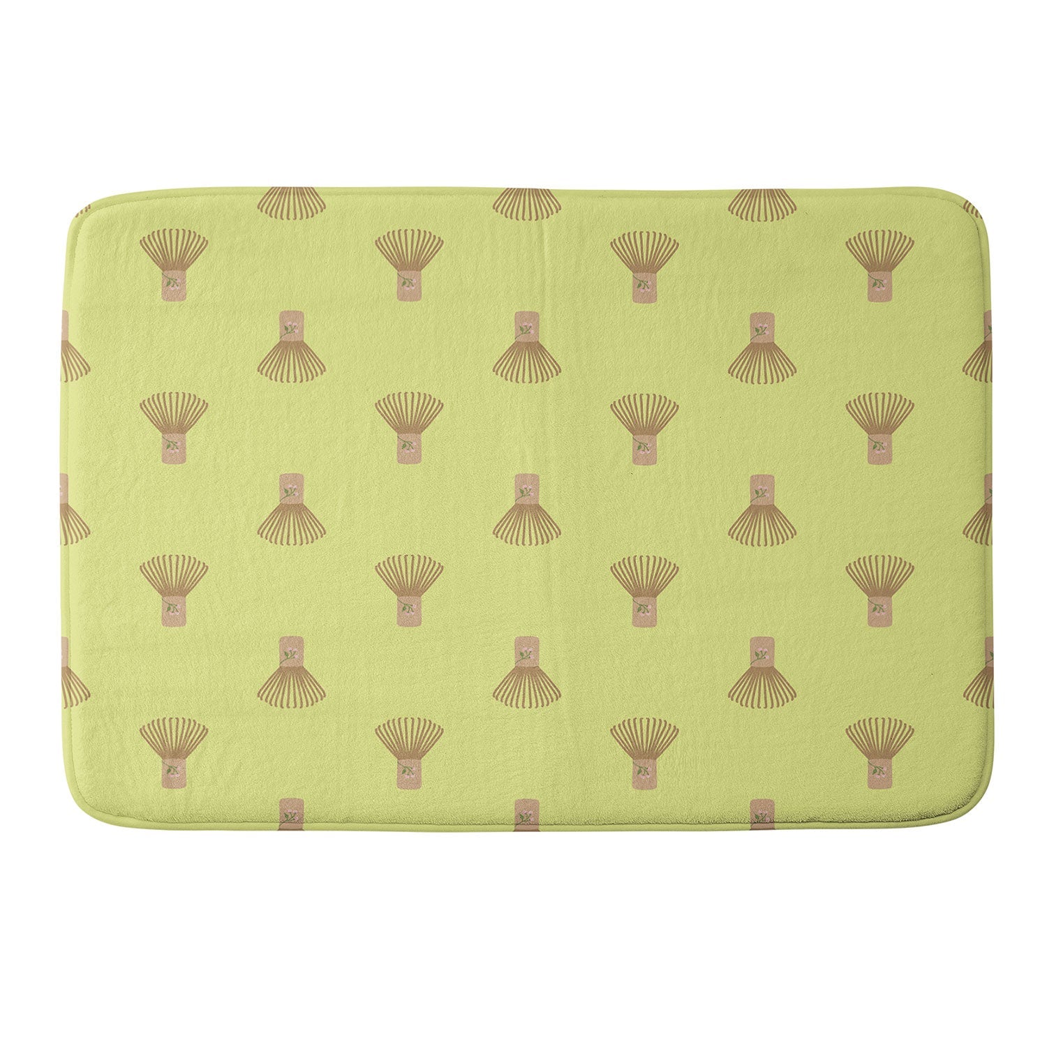 Design by Spark Matcha Whisk Memory Foam Bath Mat