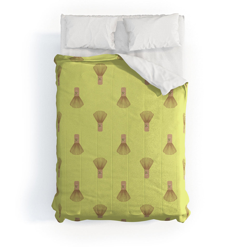 Design by Spark Matcha Whisk Comforter
