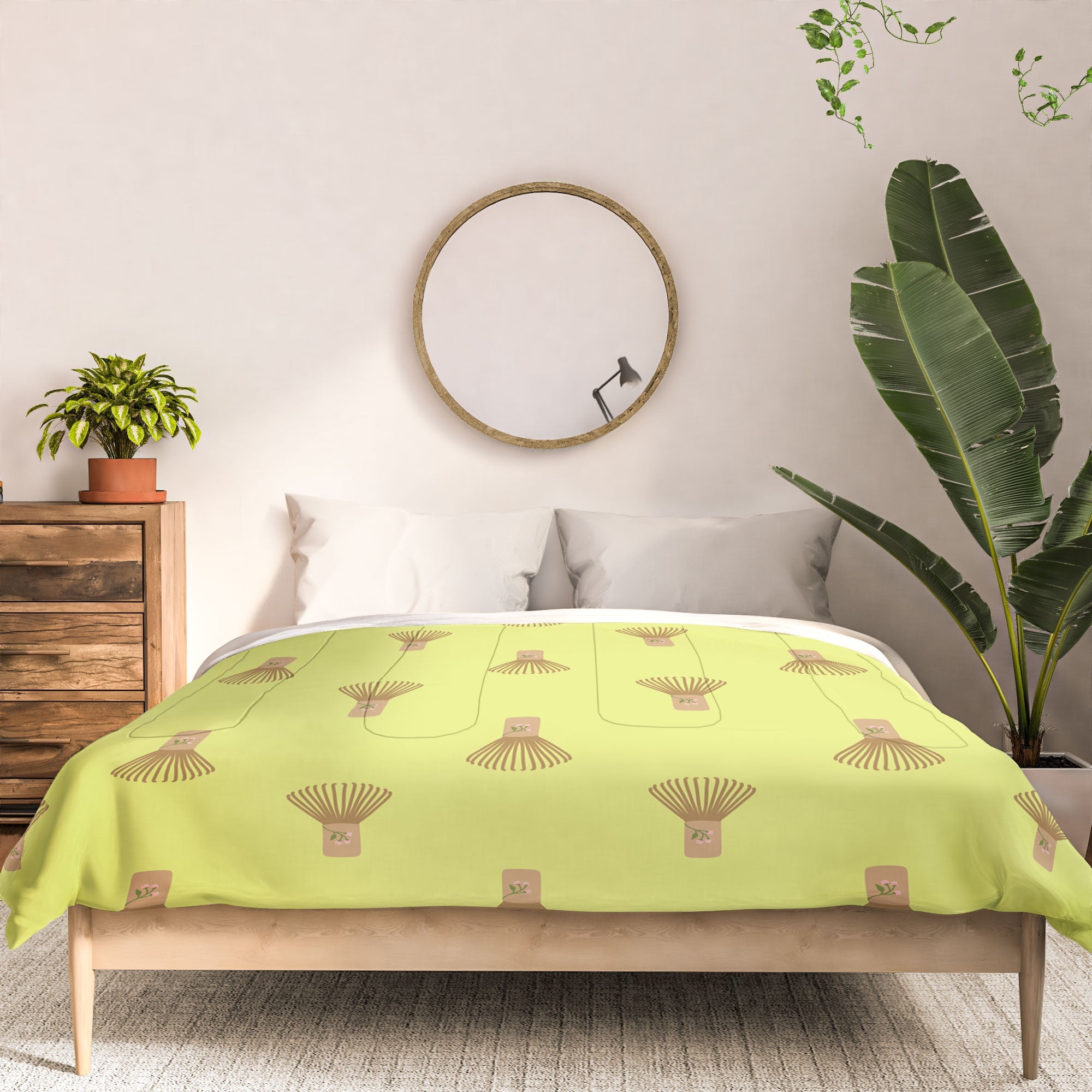 Design by Spark Matcha Whisk Comforter