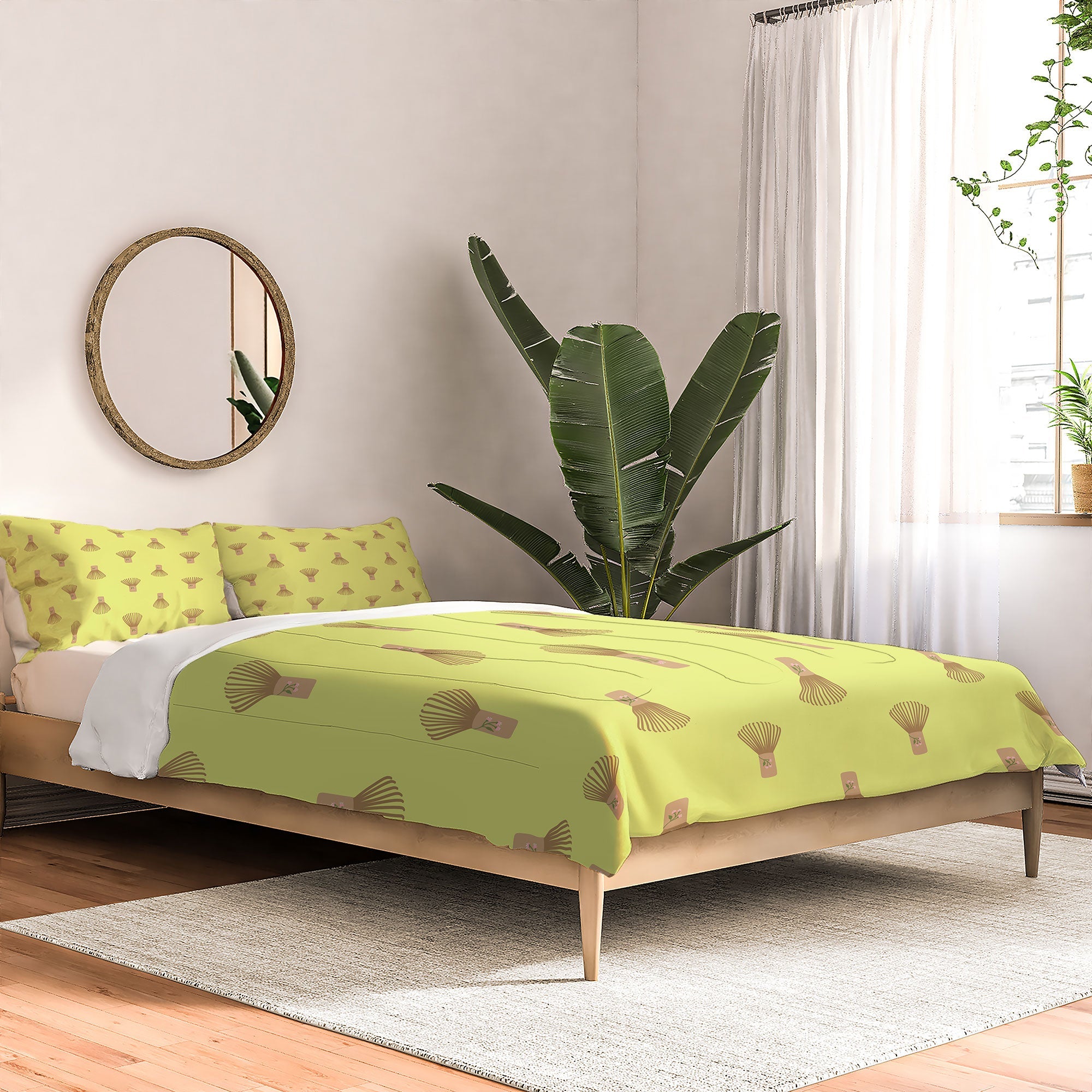Design by Spark Matcha Whisk Comforter