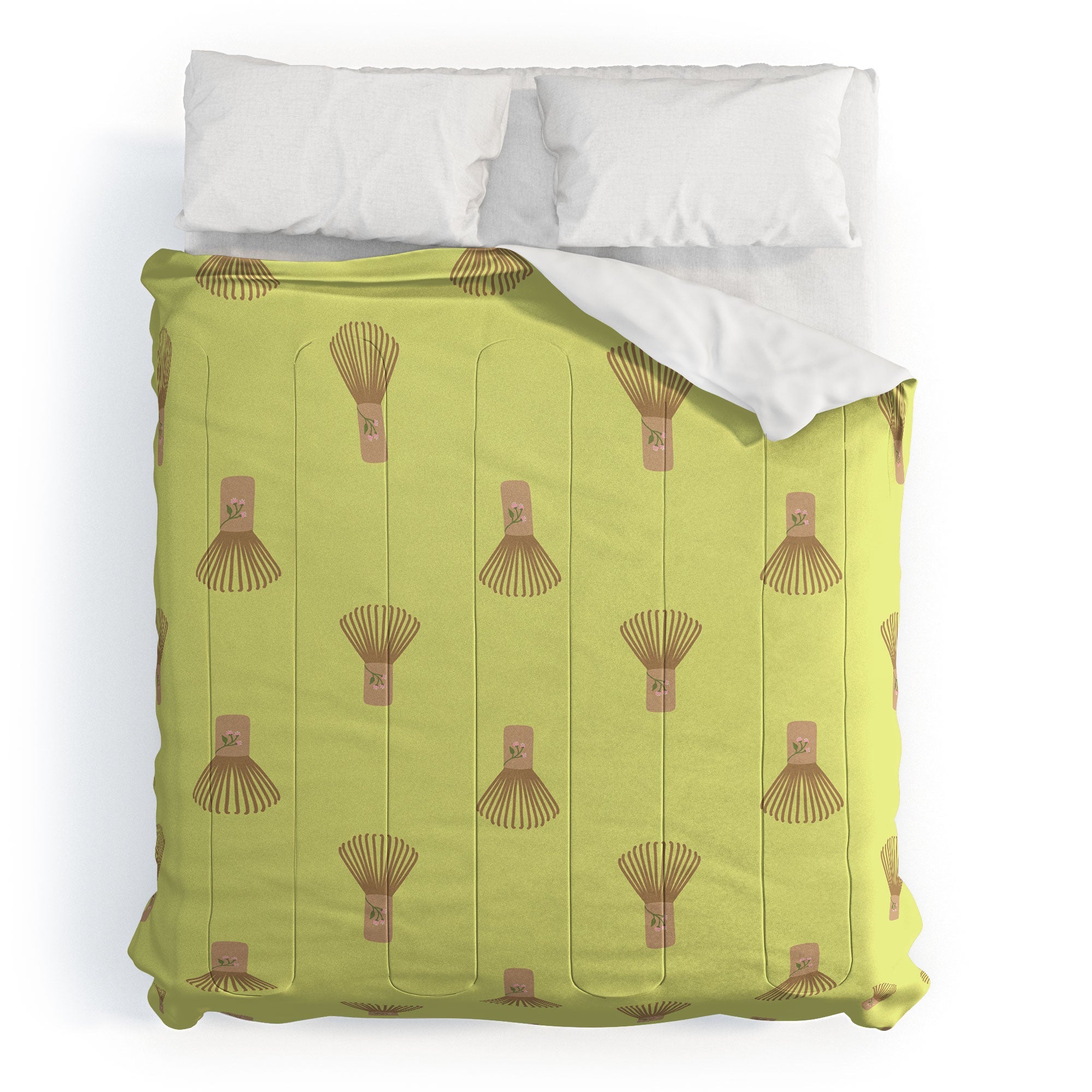Design by Spark Matcha Whisk Comforter