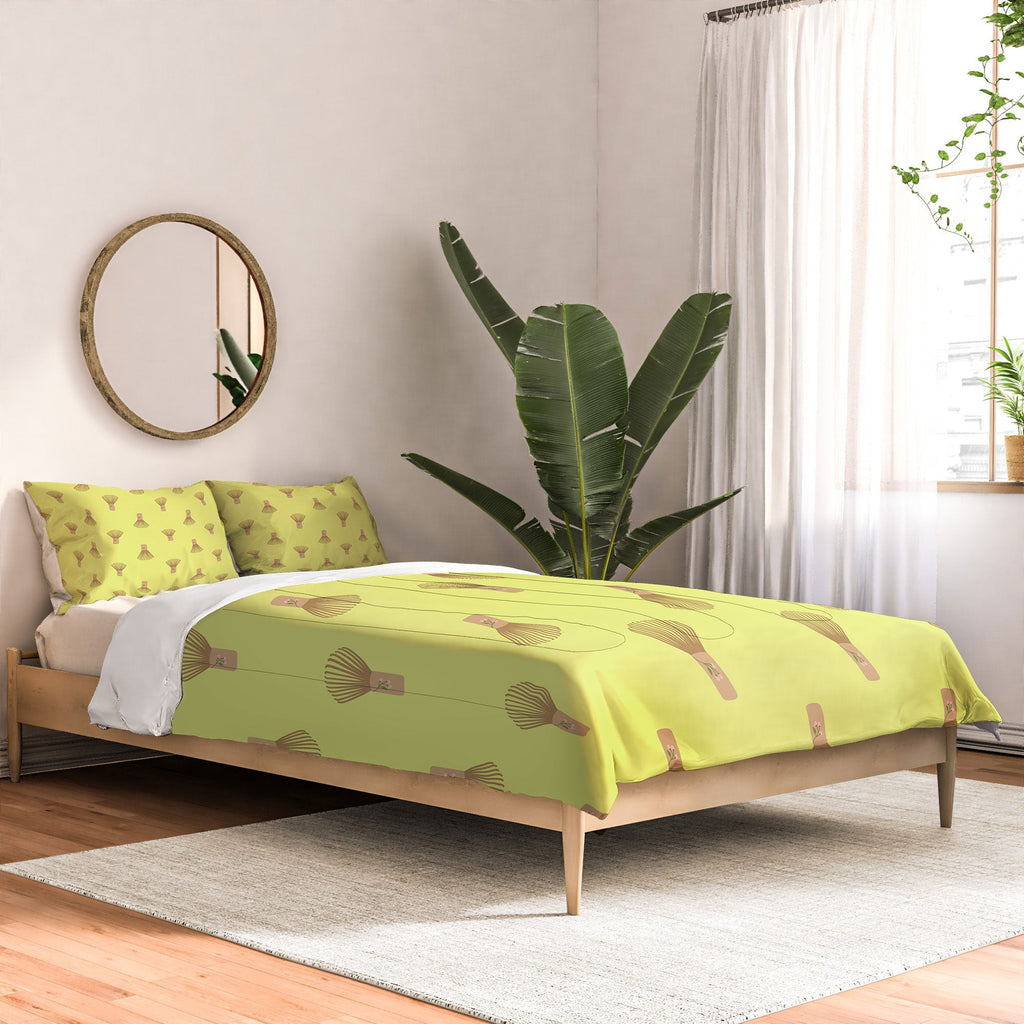 Design by Spark Matcha Whisk Comforter