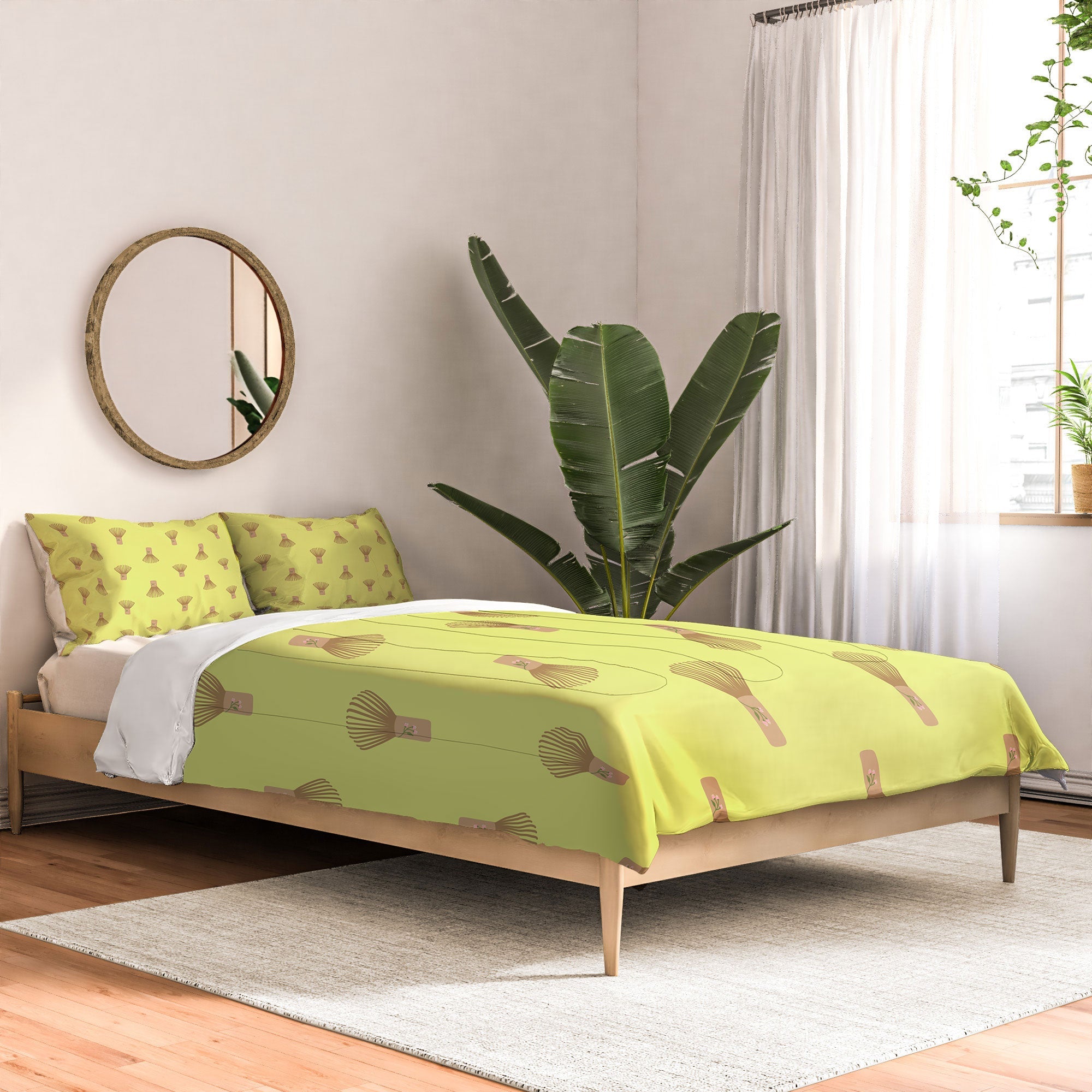 Design by Spark Matcha Whisk Comforter